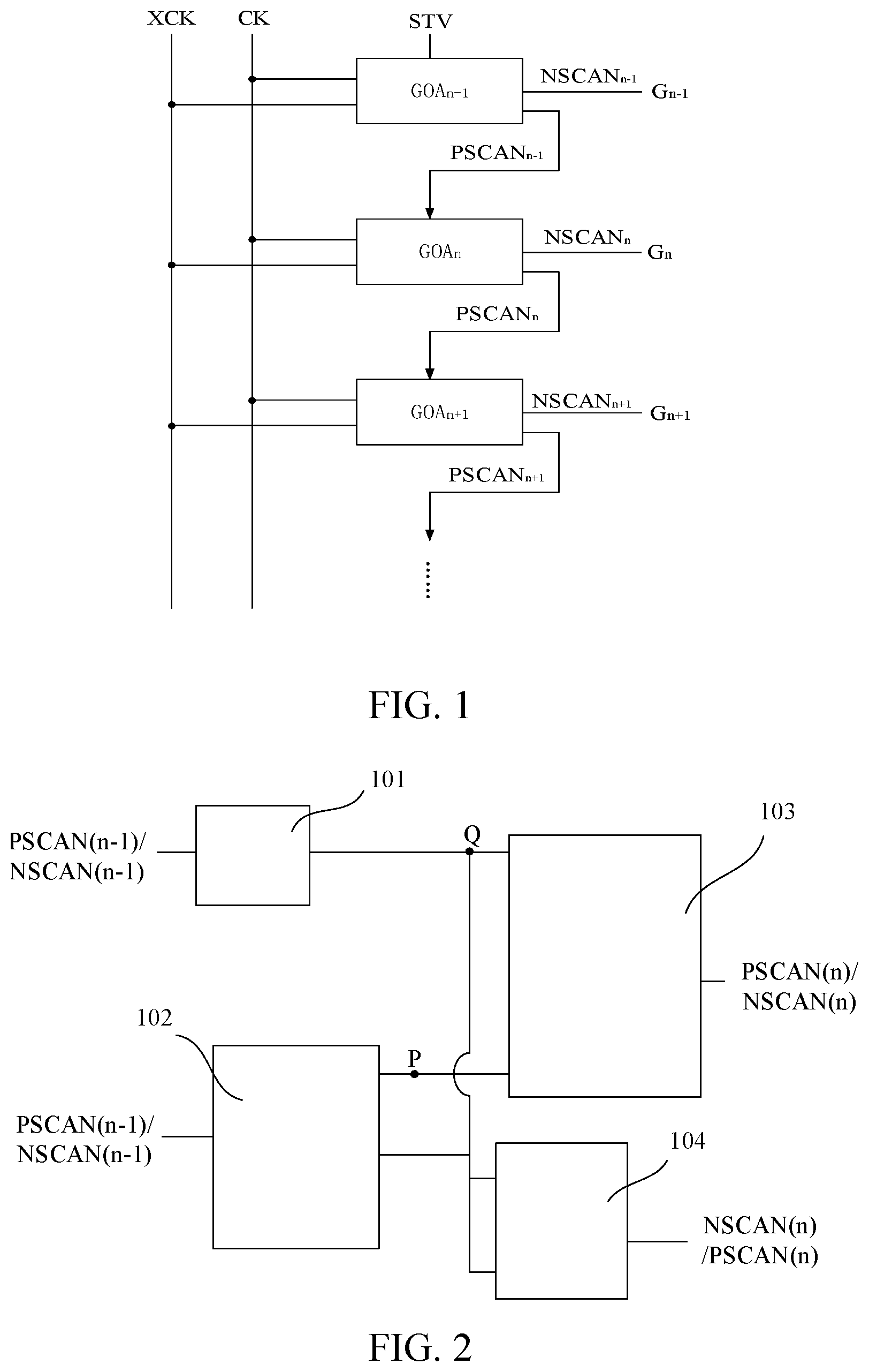 Patent US12417728 — GOA circuit and display panel — Figure 1