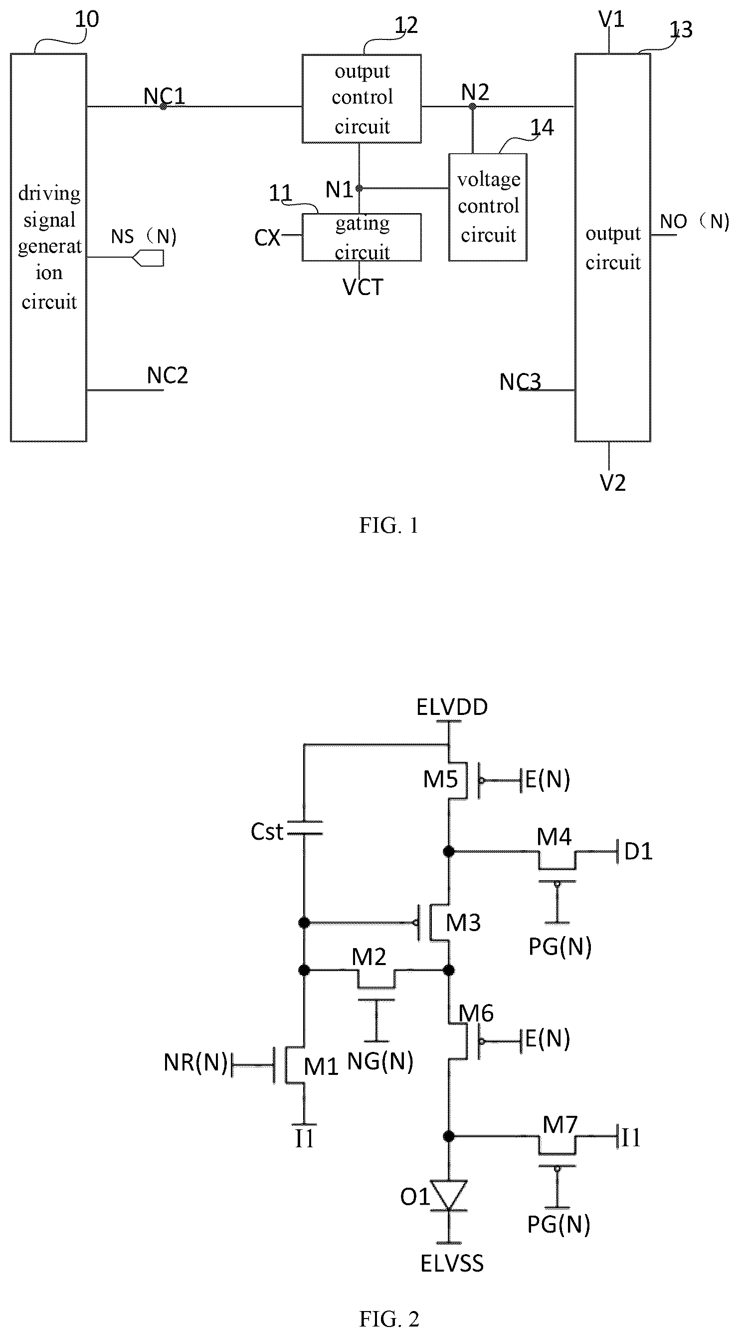 Patent US12417744 — Gate driving circuit having a gating circuit, and driving method thereof — Figure 1