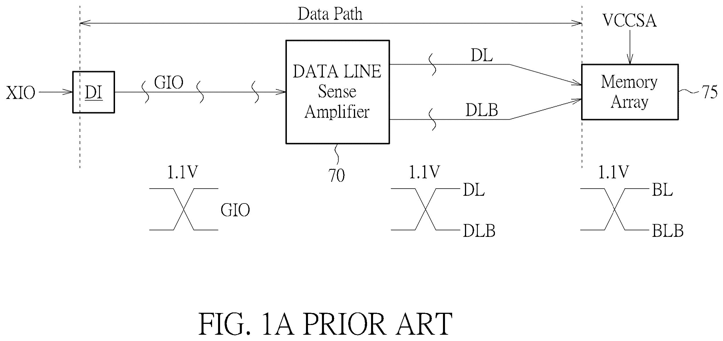 Patent US12417798 Figure 1 – Semiconductor memory structure
