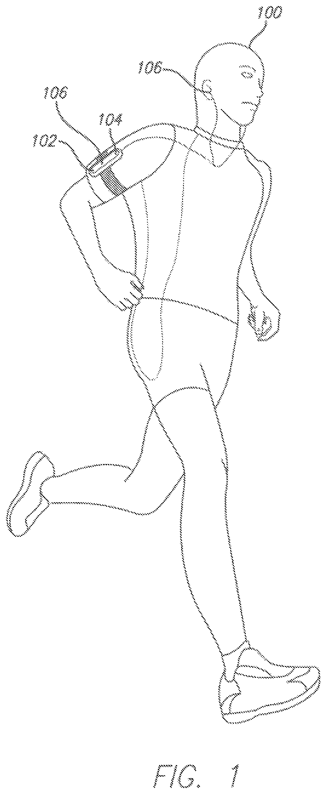 Patent US12417832 — Fitness monitoring methods, systems, and program products, and applications thereof — Figure 1