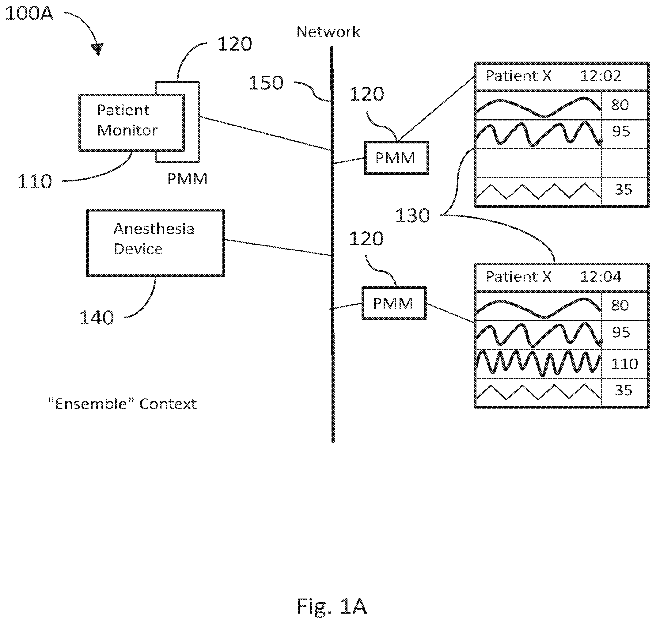 Patent US12417840 — Intelligent patient monitor mount — Figure 1