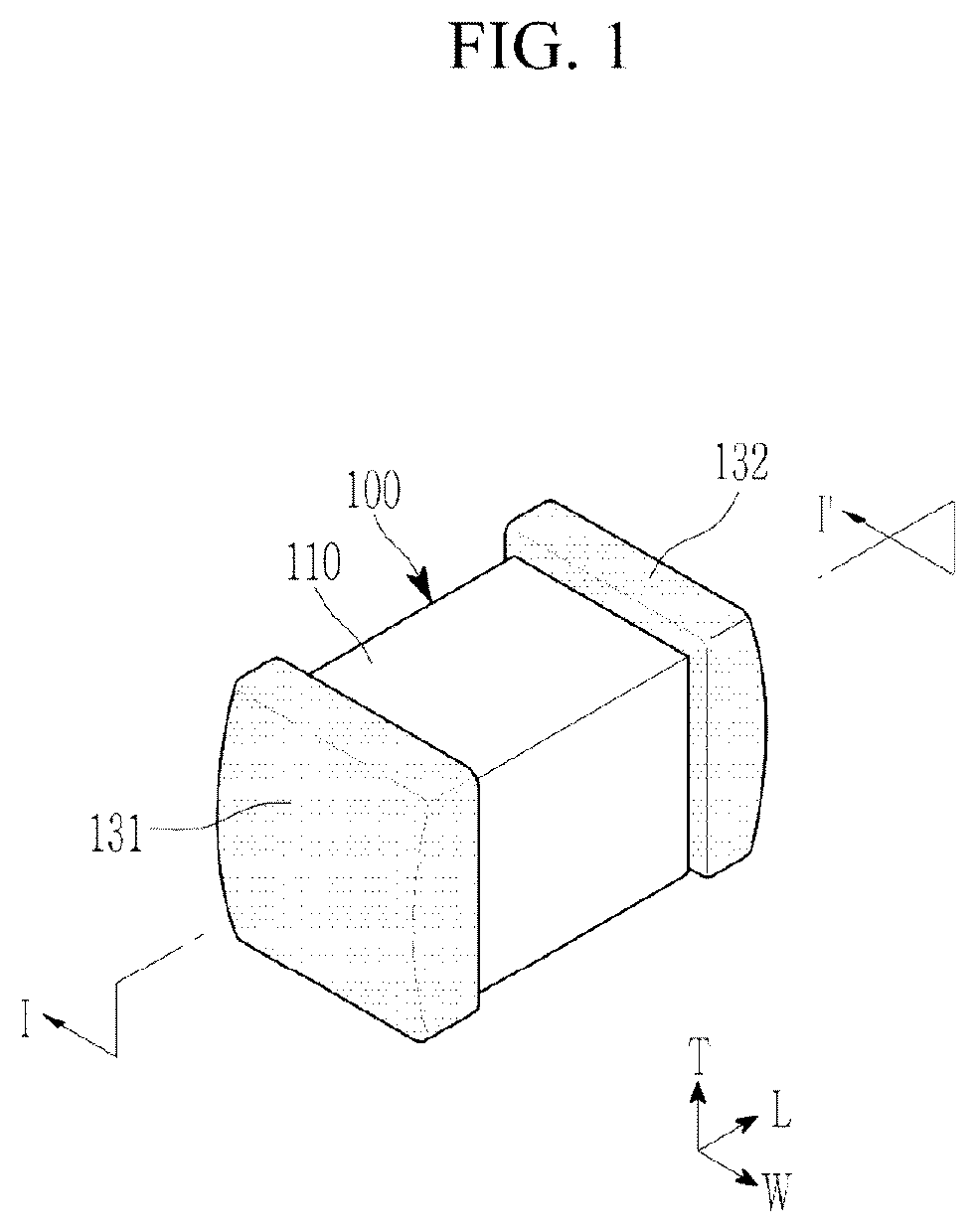 Patent US12417881 Figure 1 – Multilayered capacitor and method for manufacturing the same