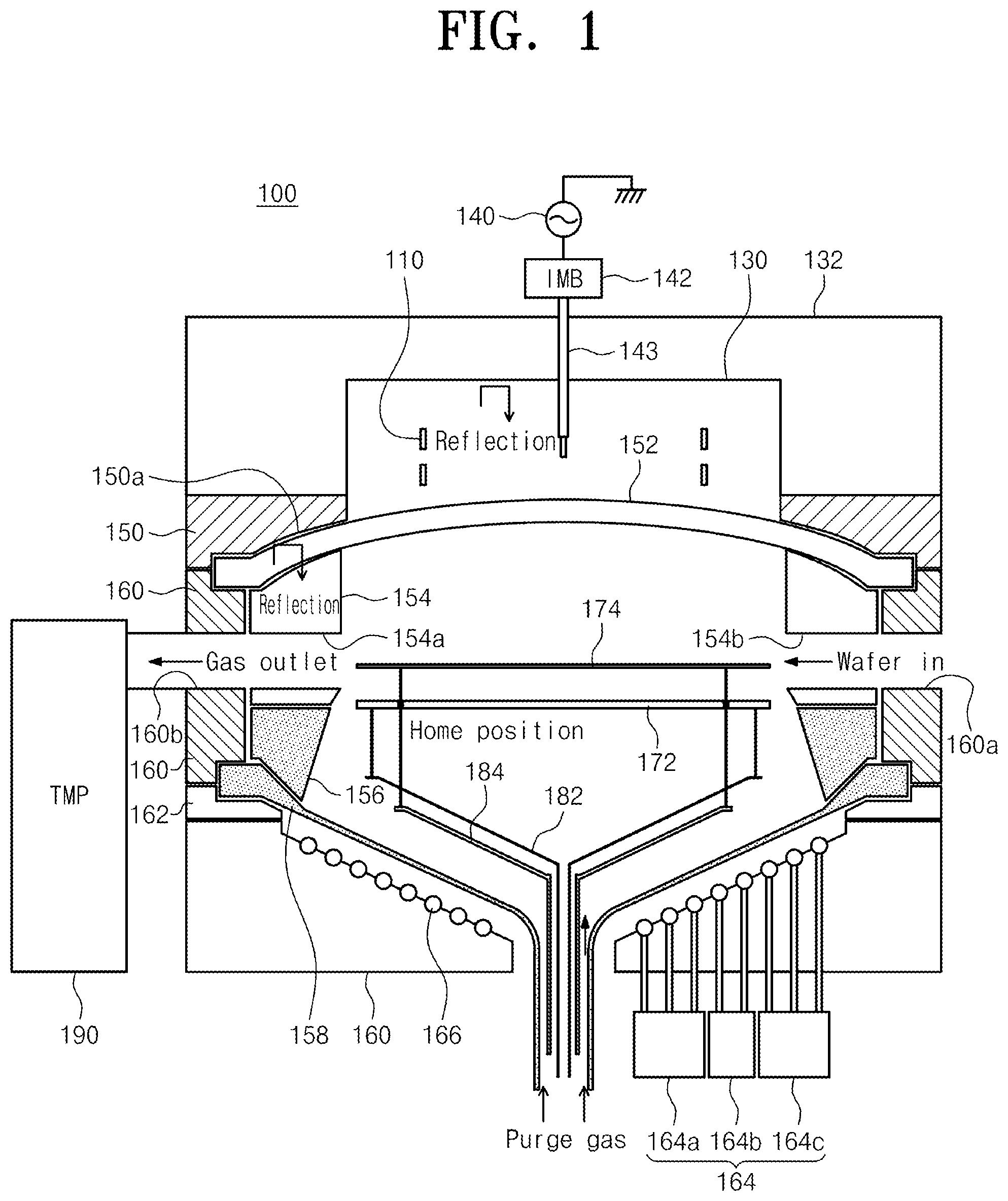 Patent US12417898 Figure 1 – Substrate processing apparatus