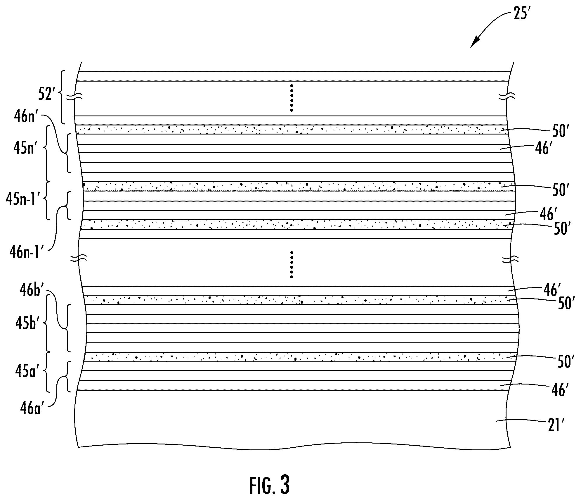 Patent US12417912 Figure 3 – Radio frequency (RF) semiconductor devices including a ground plane layer having a superlattice