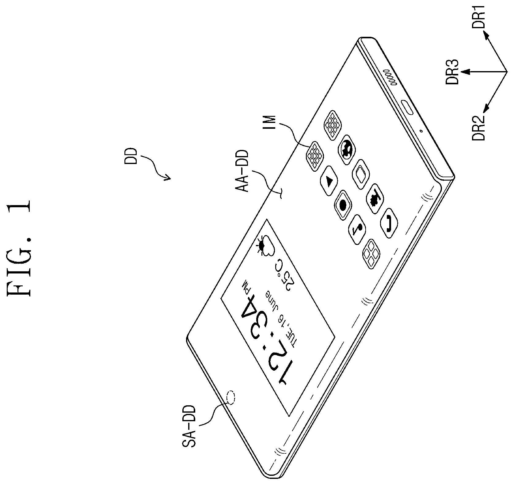 Patent US12417929 — Electronic apparatus with polarization plate and manufacturing method thereof — Figure 1