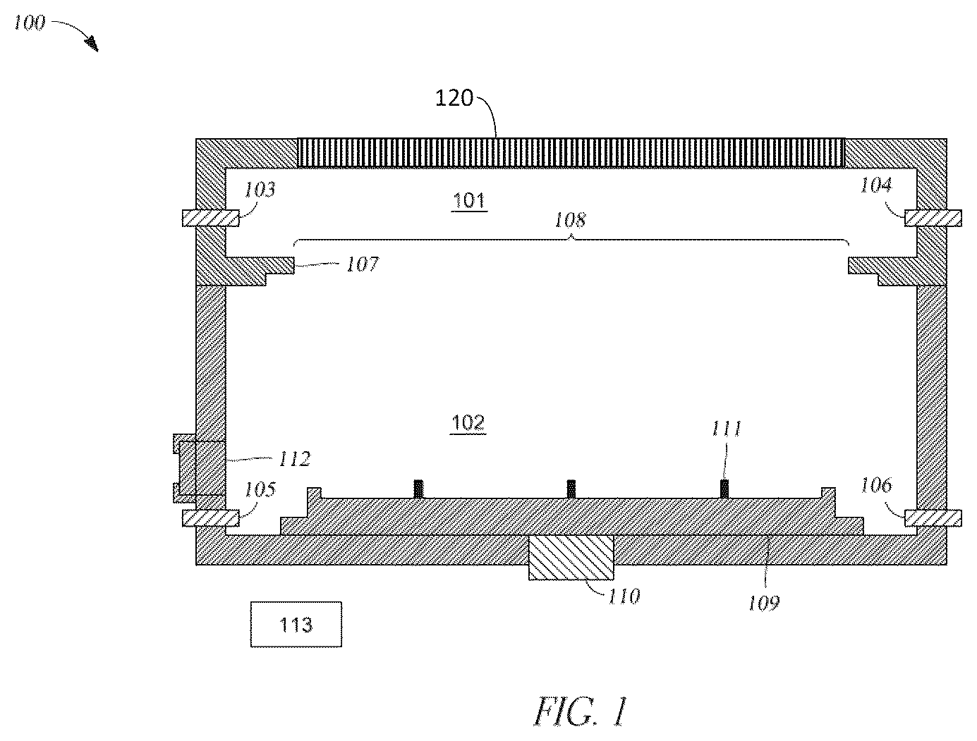 Patent US12417940 — Vented susceptor — Figure 1