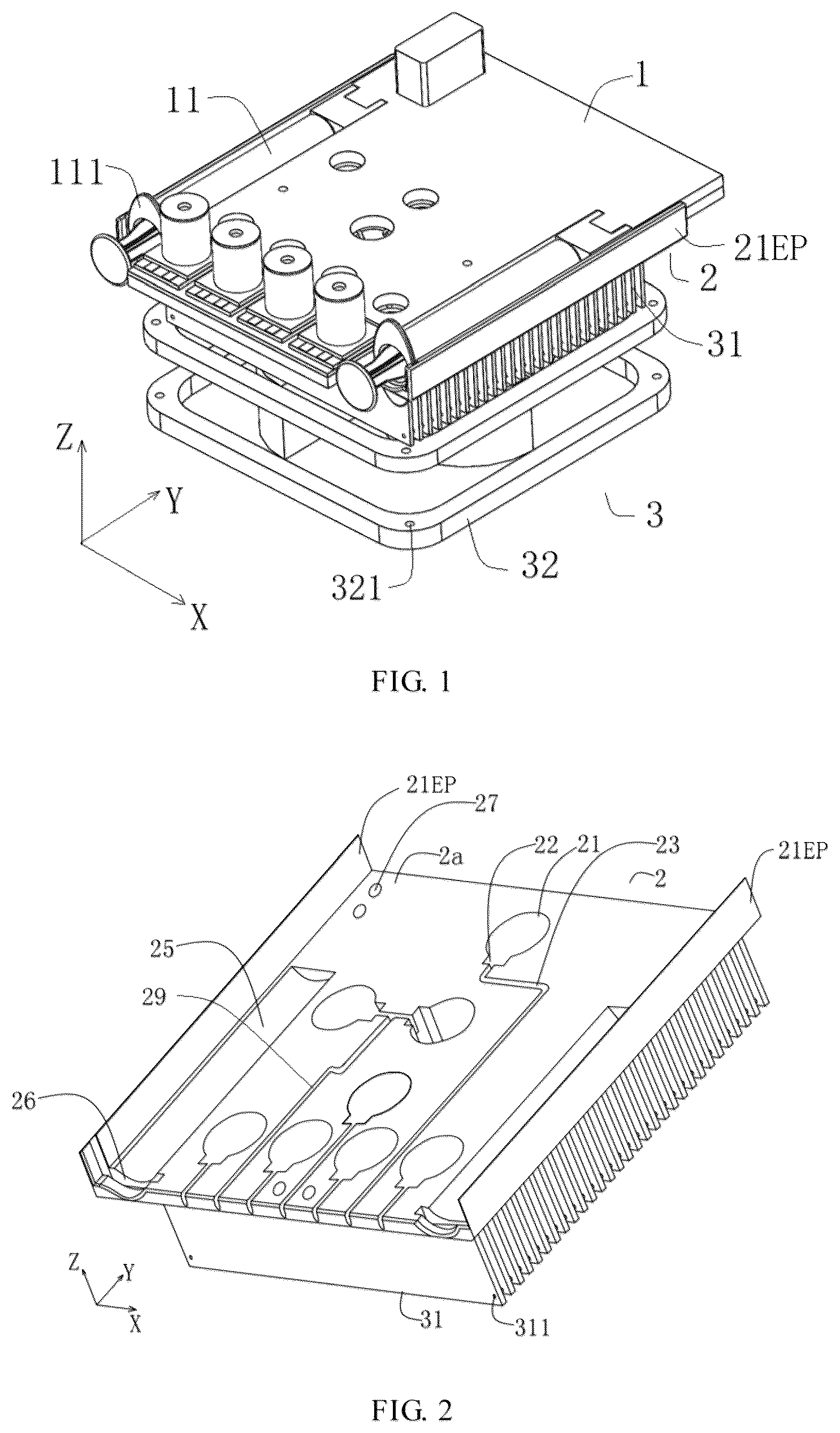 Patent US12417961 — Chip heat sink and nucleic acid extraction device — Figure 1