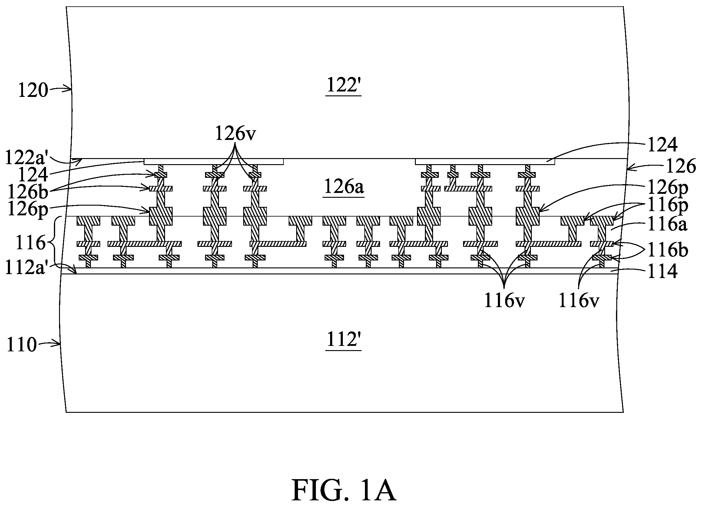 Patent US12417991 — Chip stack structure with conductive plug and method for forming the same — Figure 1