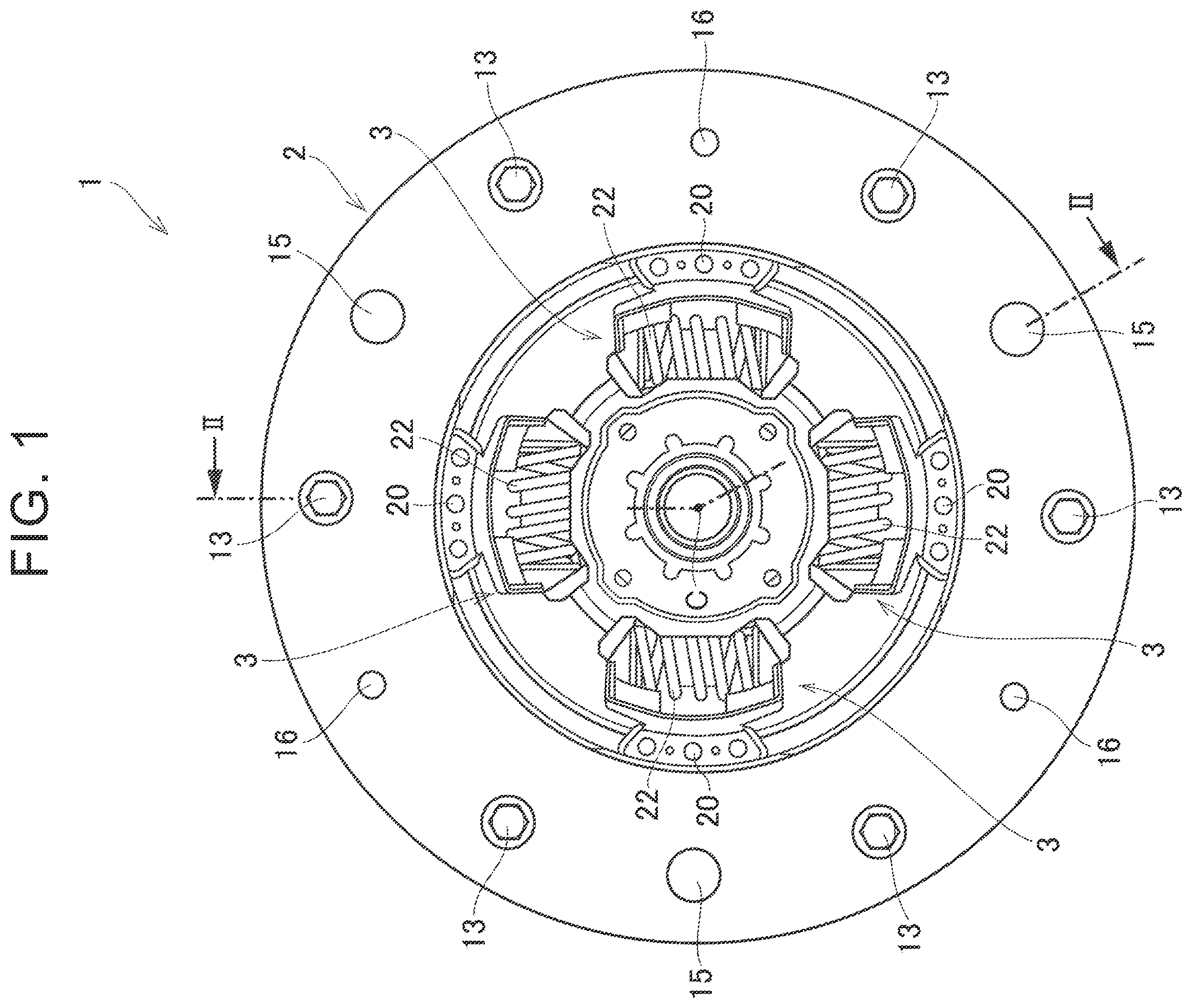 Patent US12422019 Figure 1 – Torsional vibration reducing device