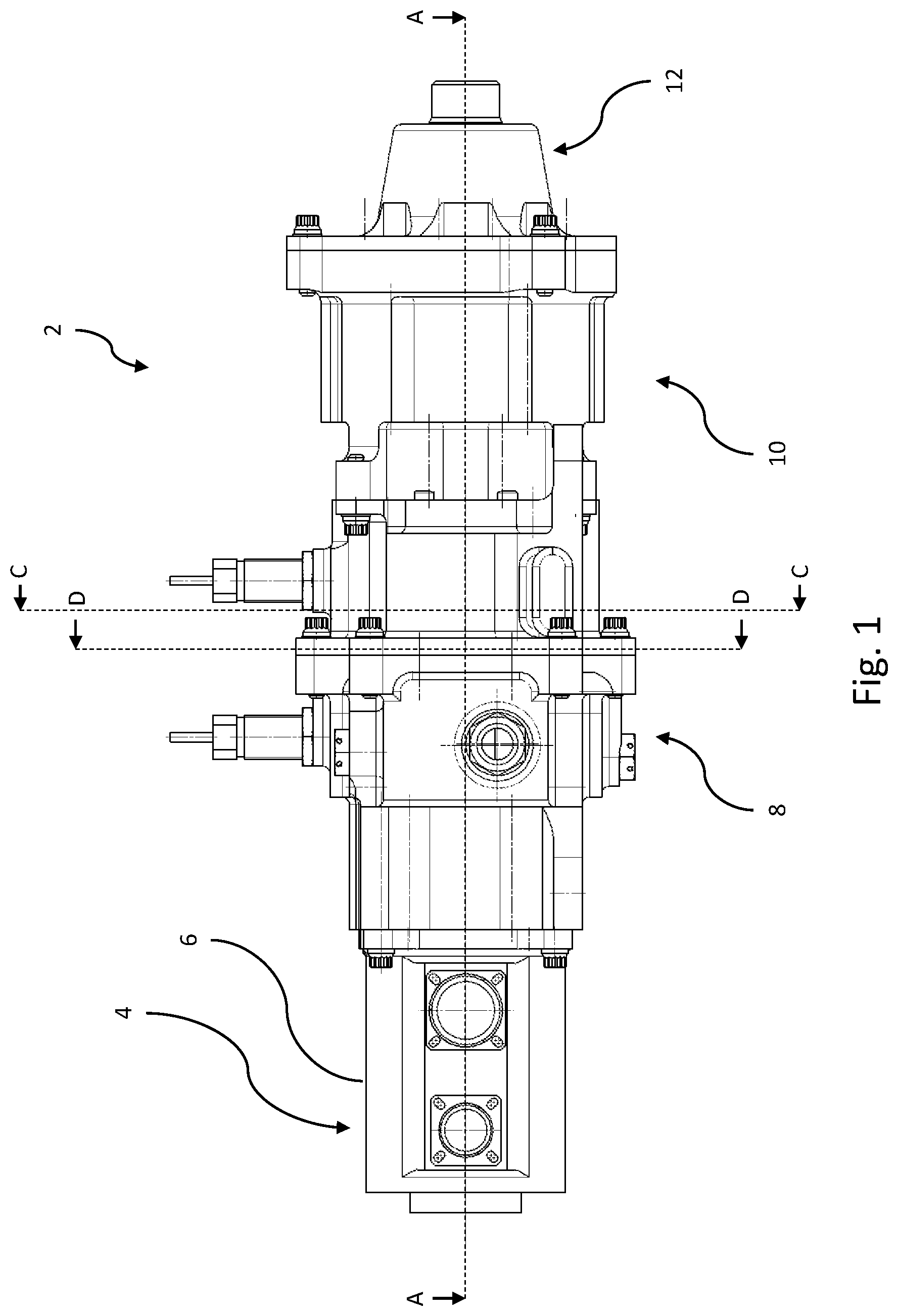 Patent US12422025 — Dual motor drive system for actuator — Figure 1