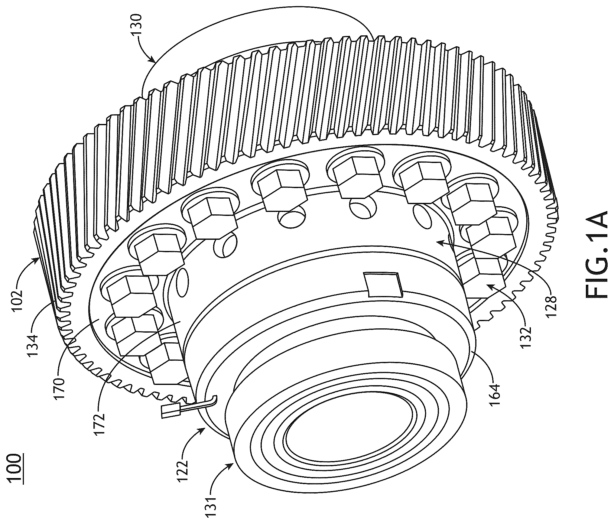Patent US12422031 — Electromagnetic actuated locking differential — Figure 1