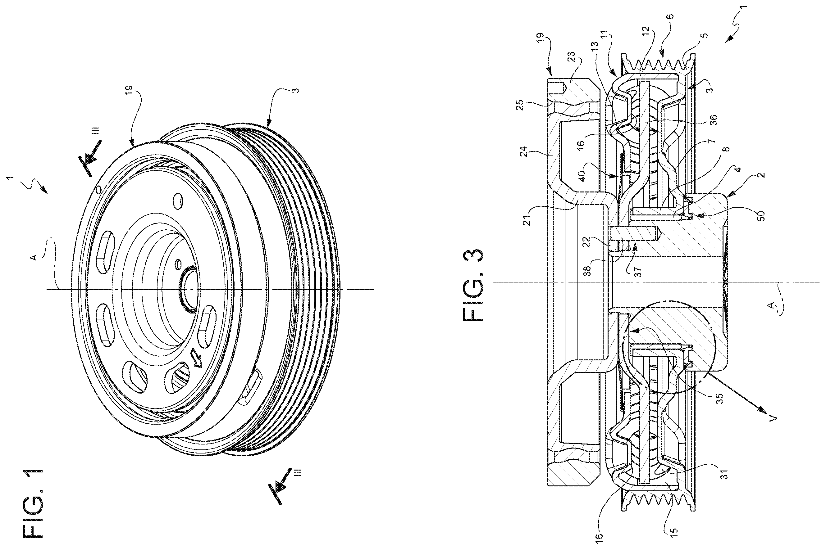 Patent US12422034 Figure 1 – Filtering pulley