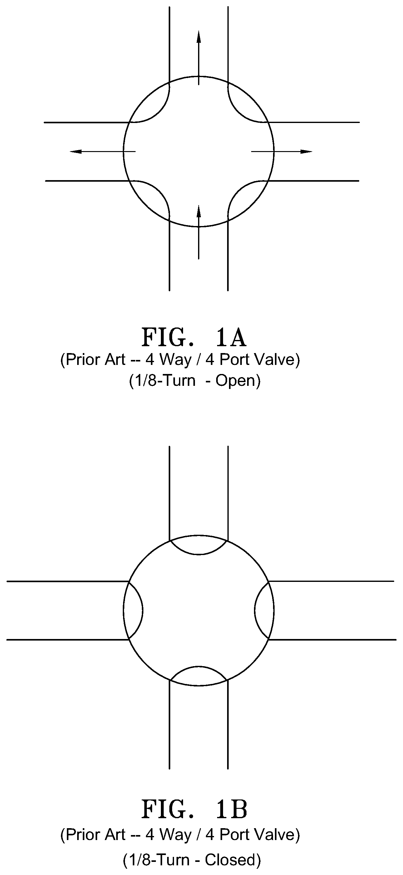 Patent US12422044 — Inline, multi-port ball valve — Figure 1