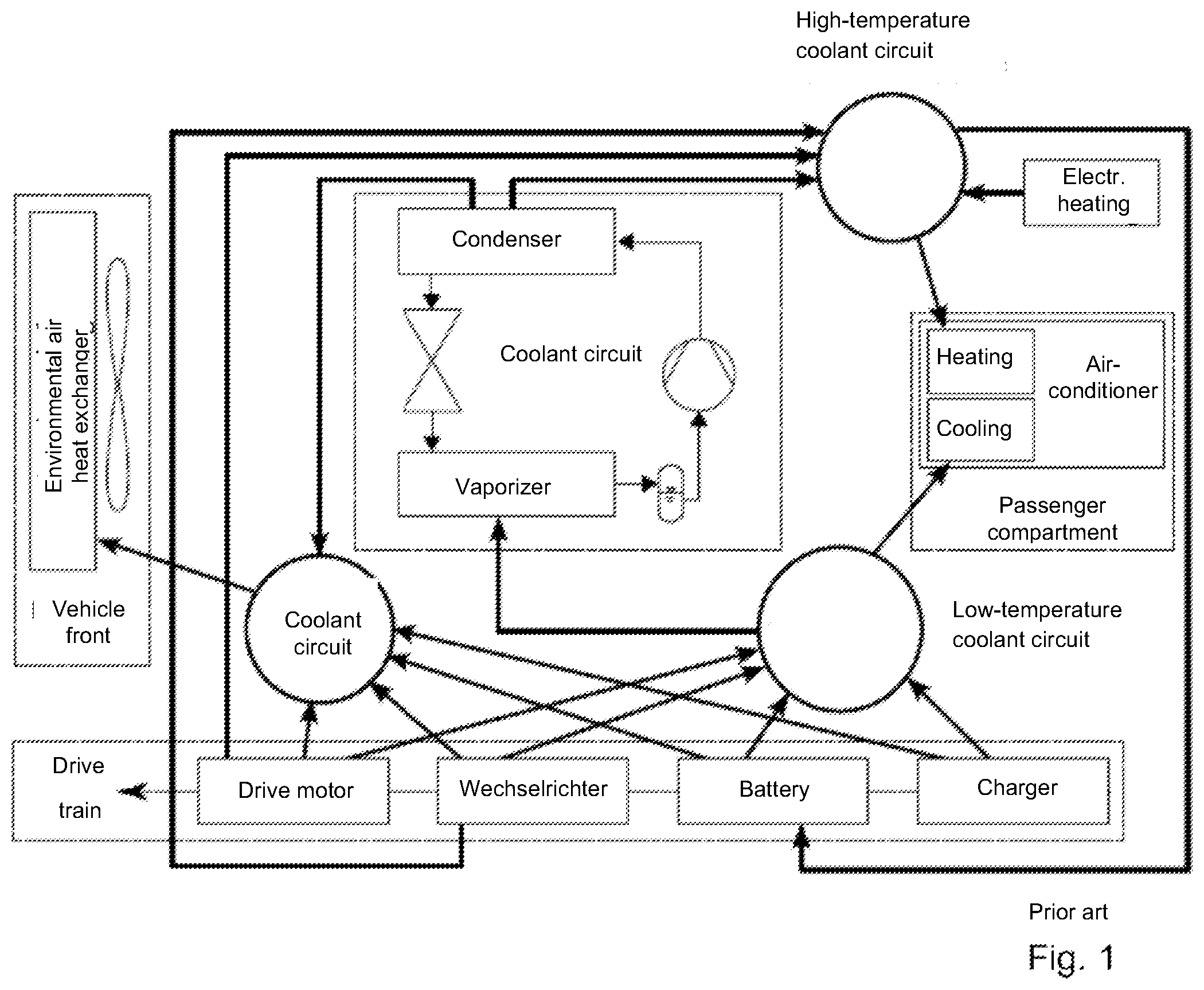 Patent US12422049 — Device for regulating a flow and distributing a fluid circuit as well as a conveying unit with the device — Figure 1