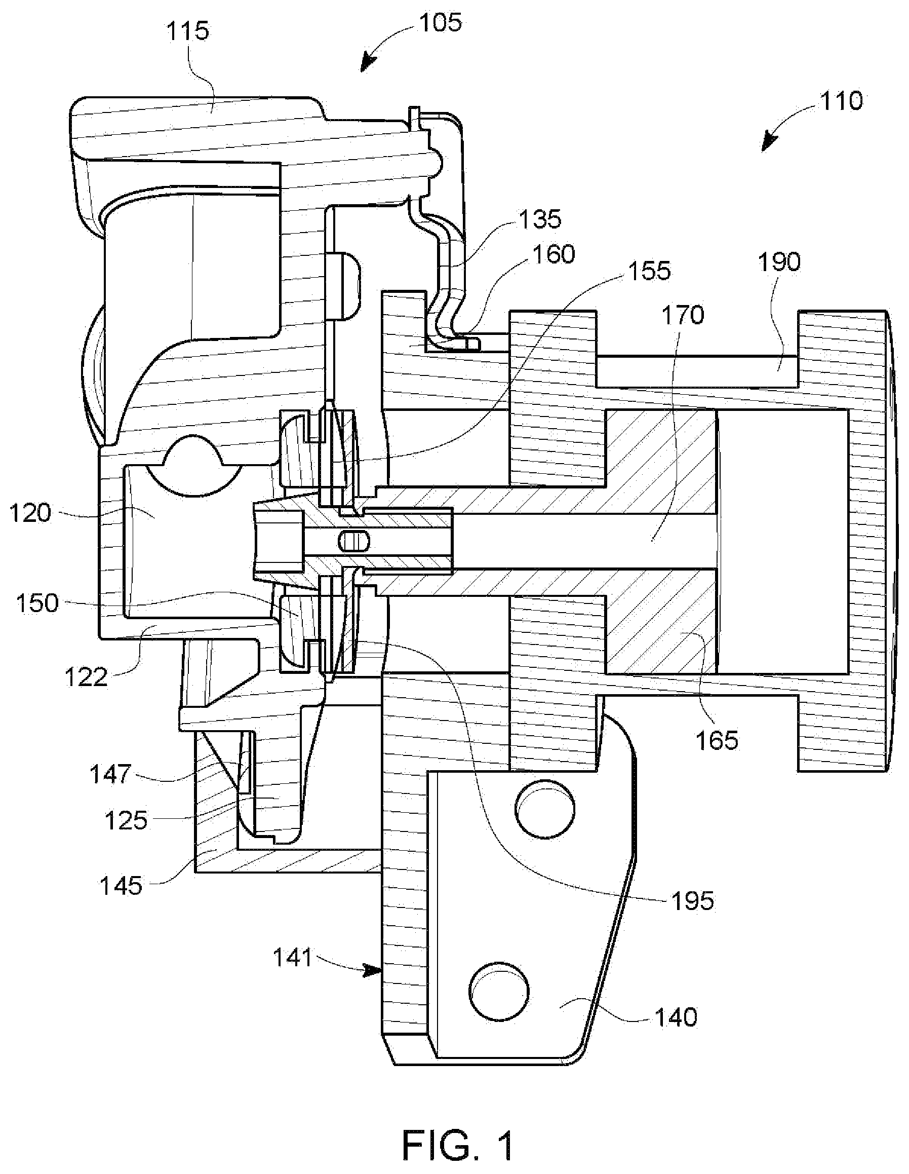Patent US12422077 — Slidable gladhand — Figure 1