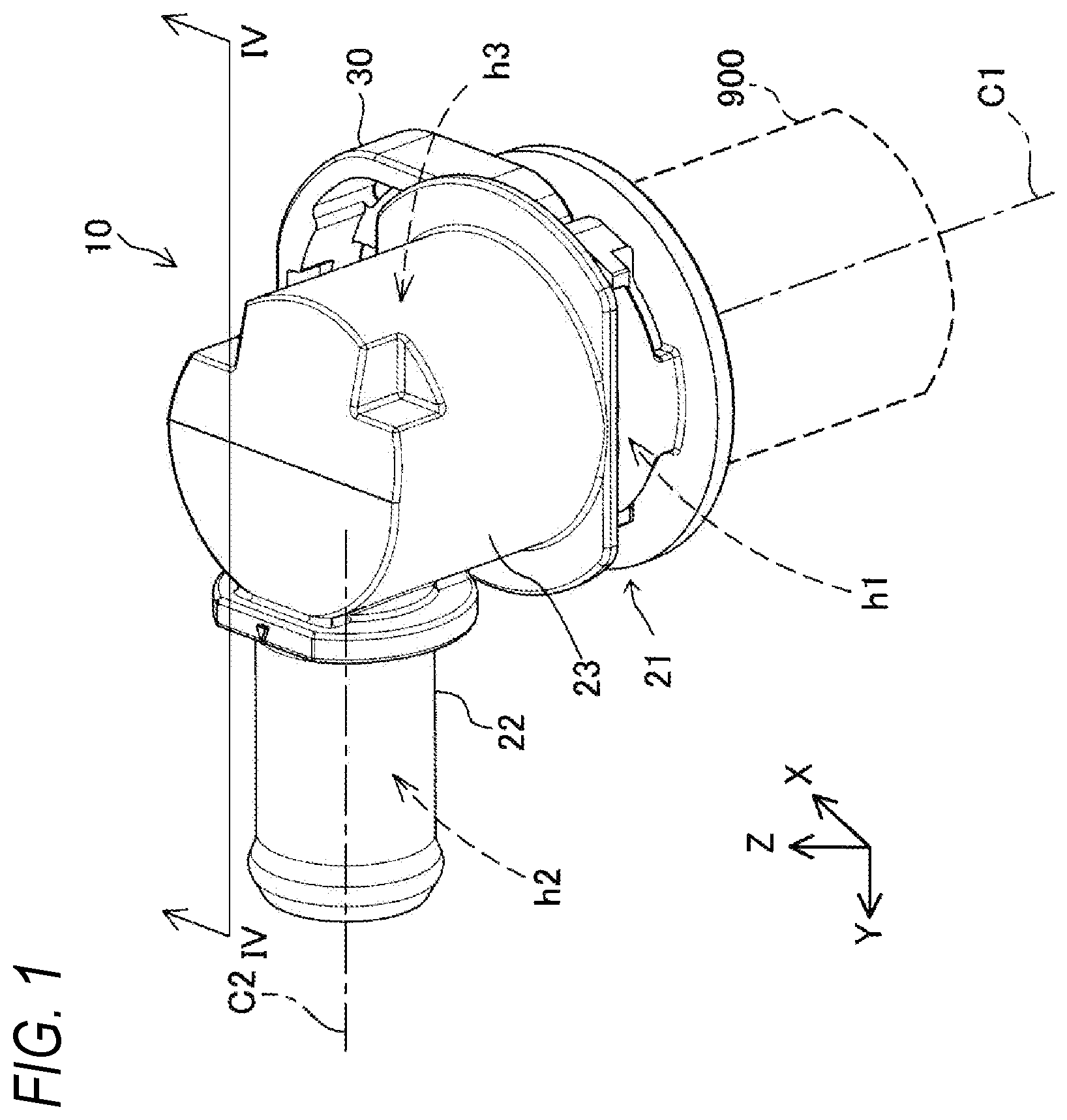 Patent US12422080 — Elbow pipe joint — Figure 1