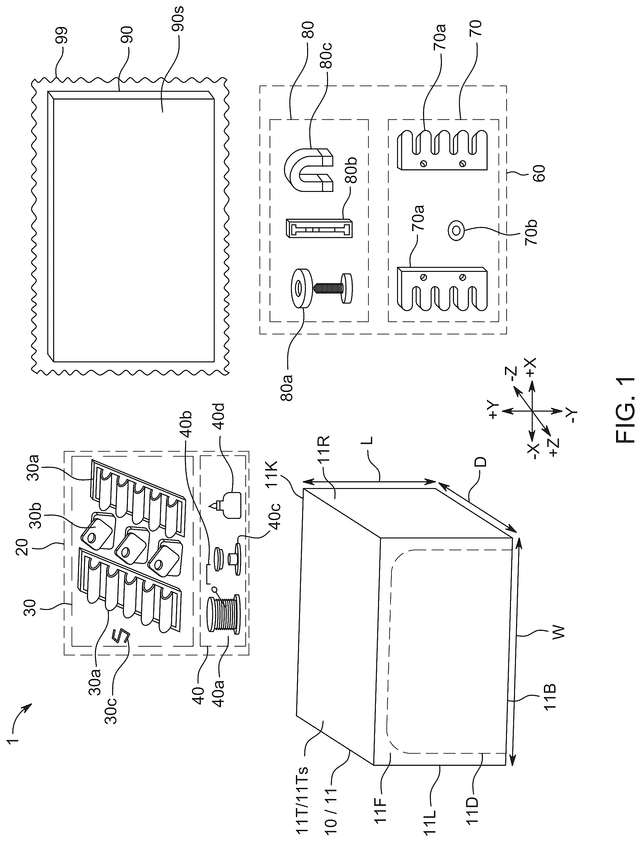 Patent US12422088 — Carrier mounting systems — Figure 1
