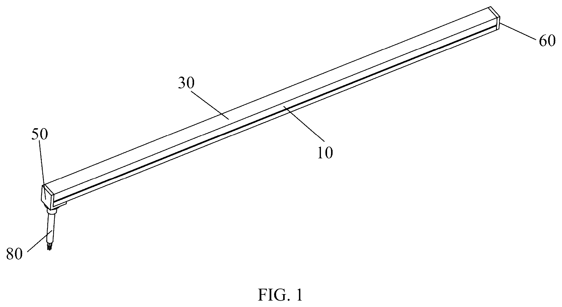 Patent US12422112 — Multi-angle bendable neon light and processing method therefor — Figure 1