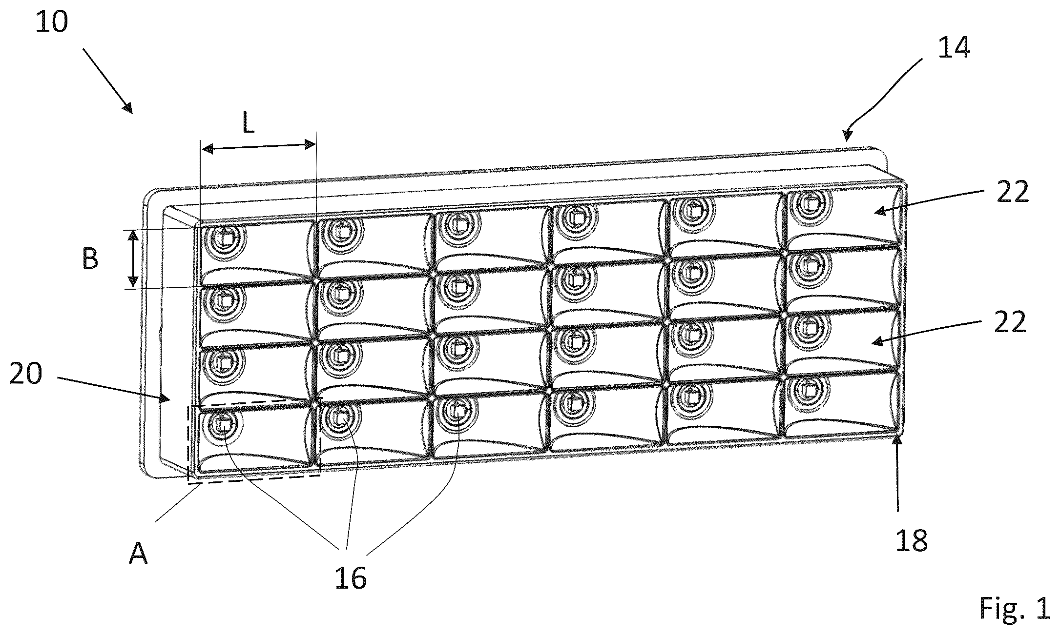 Patent US12422118 — Lighting device, lighting system and motor vehicle — Figure 1