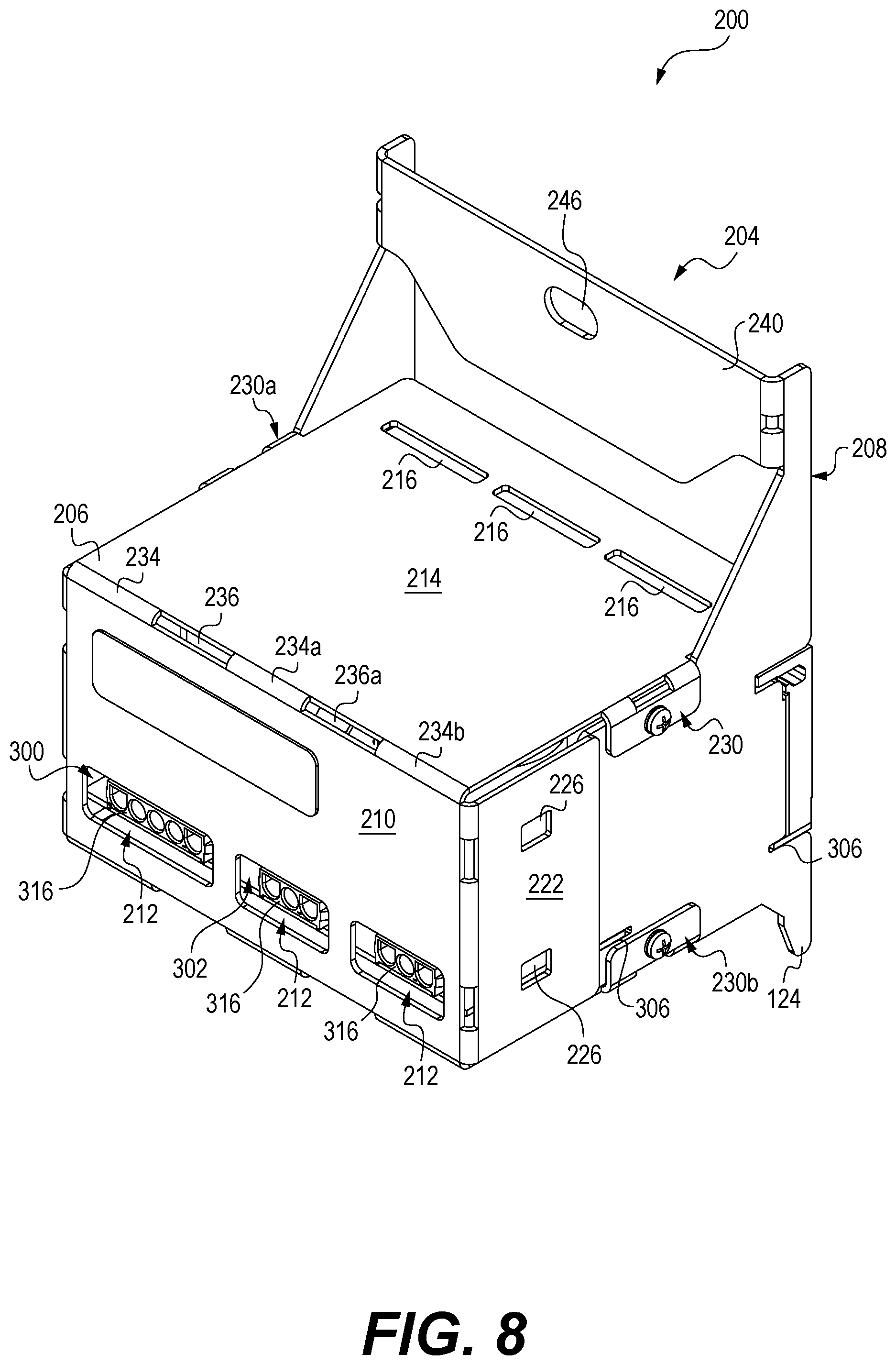 Patent US12422133 Figure 5 – LED luminaire for retrofitting a lighting system with LED lights