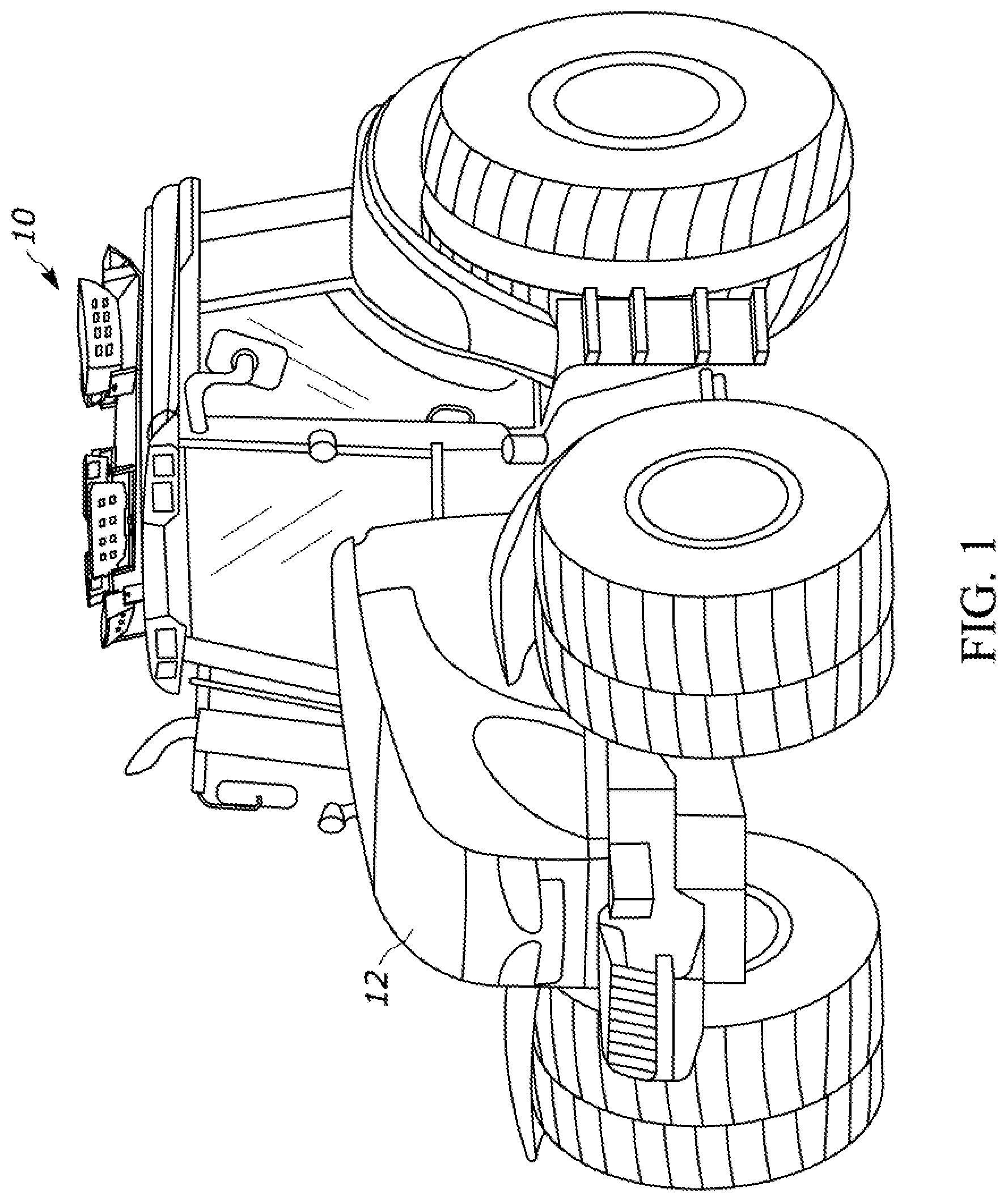 Patent US12422135 — Vehicle lighting system having illumination characteristics that vary based on detected object class — Figure 1