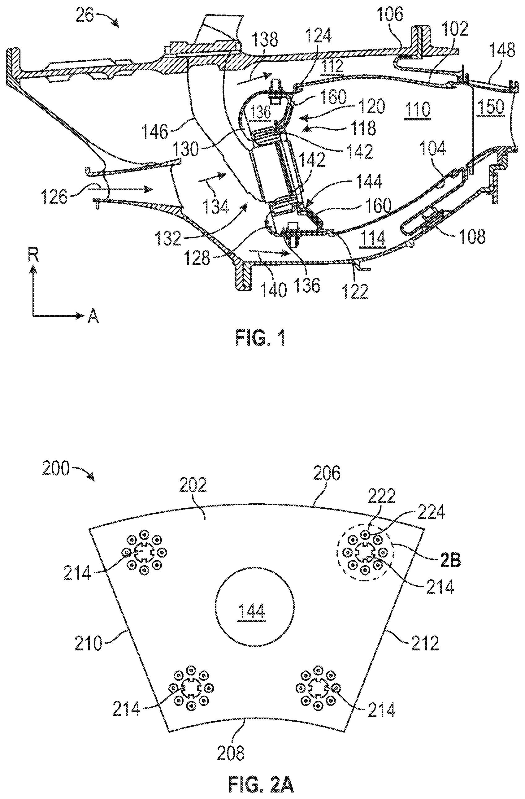 Patent US12422140 Figure 1 – Combustor deflector assembly