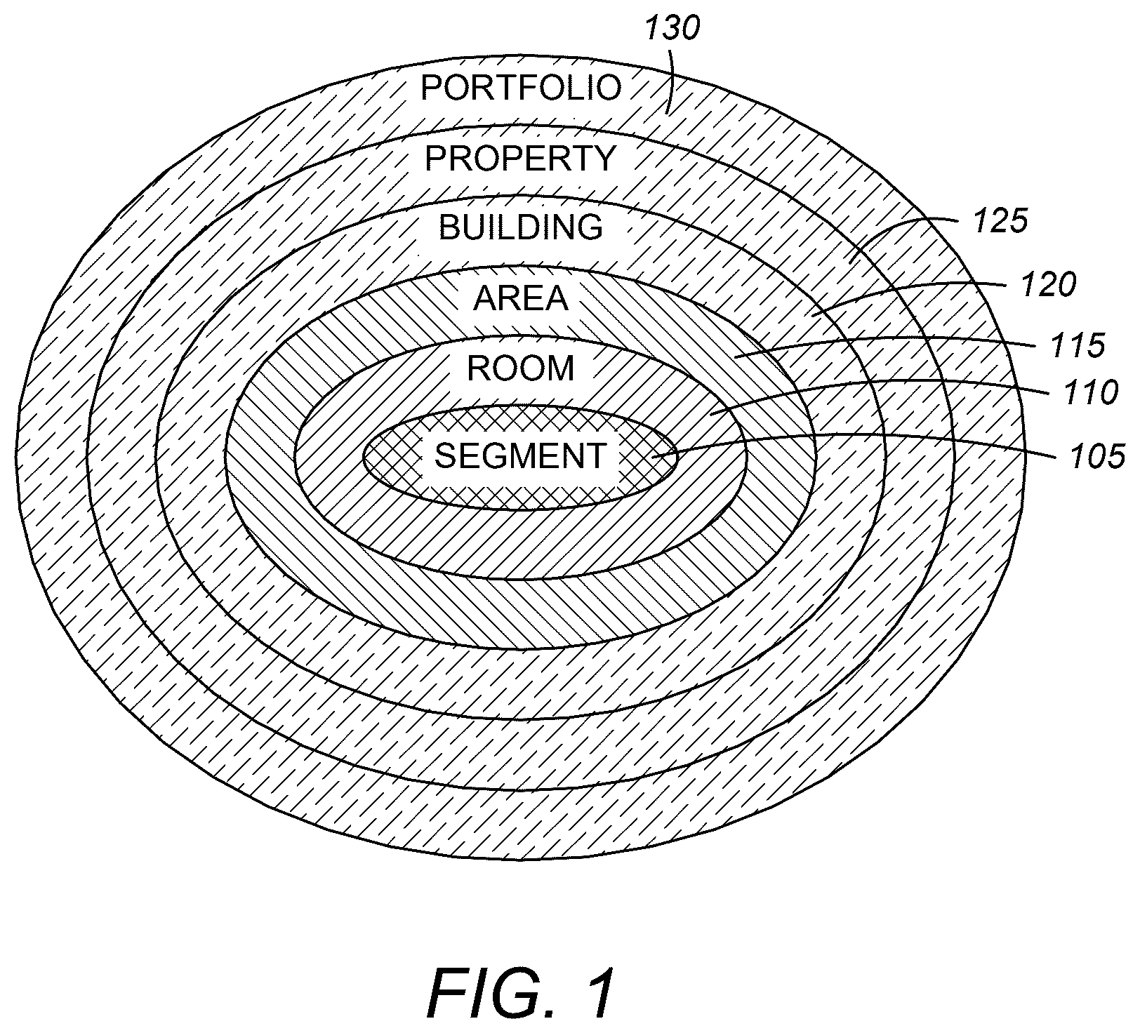 Patent US12422159 — Systems and methods for reconfiguring rooms in an area in a building — Figure 1
