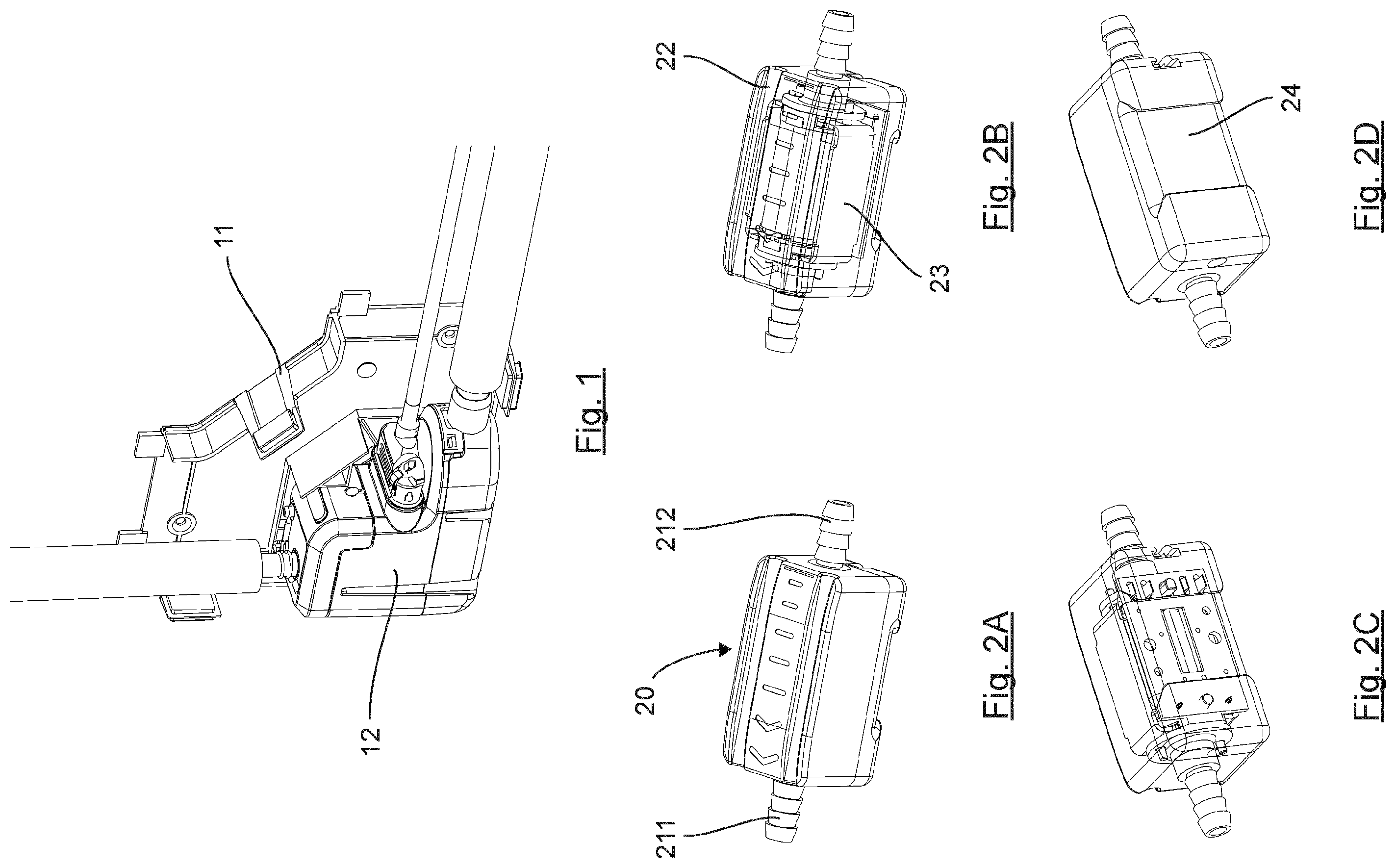 Patent US12422166 — Modular condensate removal system, modules and corresponding installation and maintenance methods — Figure 1