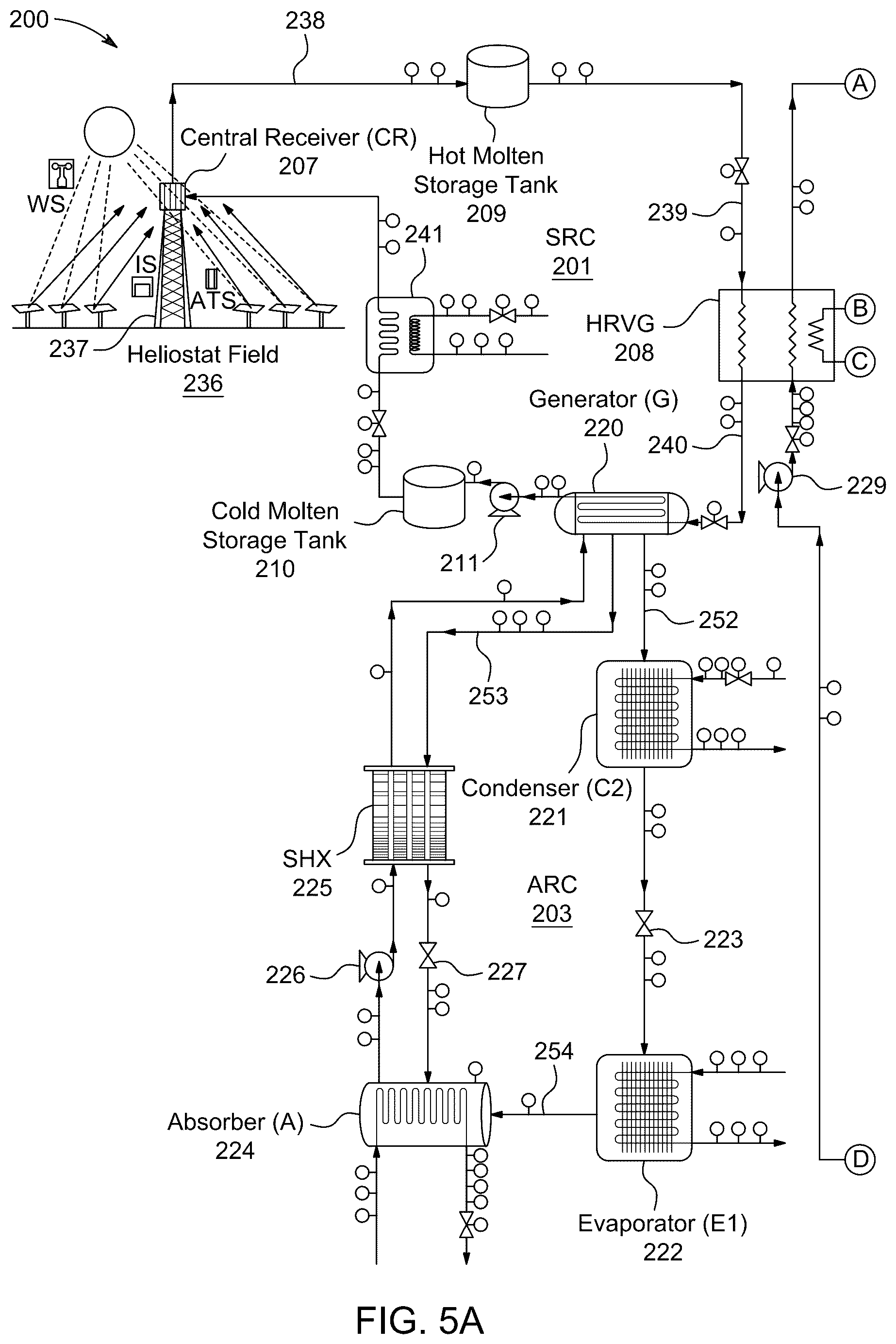 Patent US12422172 Figure 13 – Solar energy system with rankine cycle