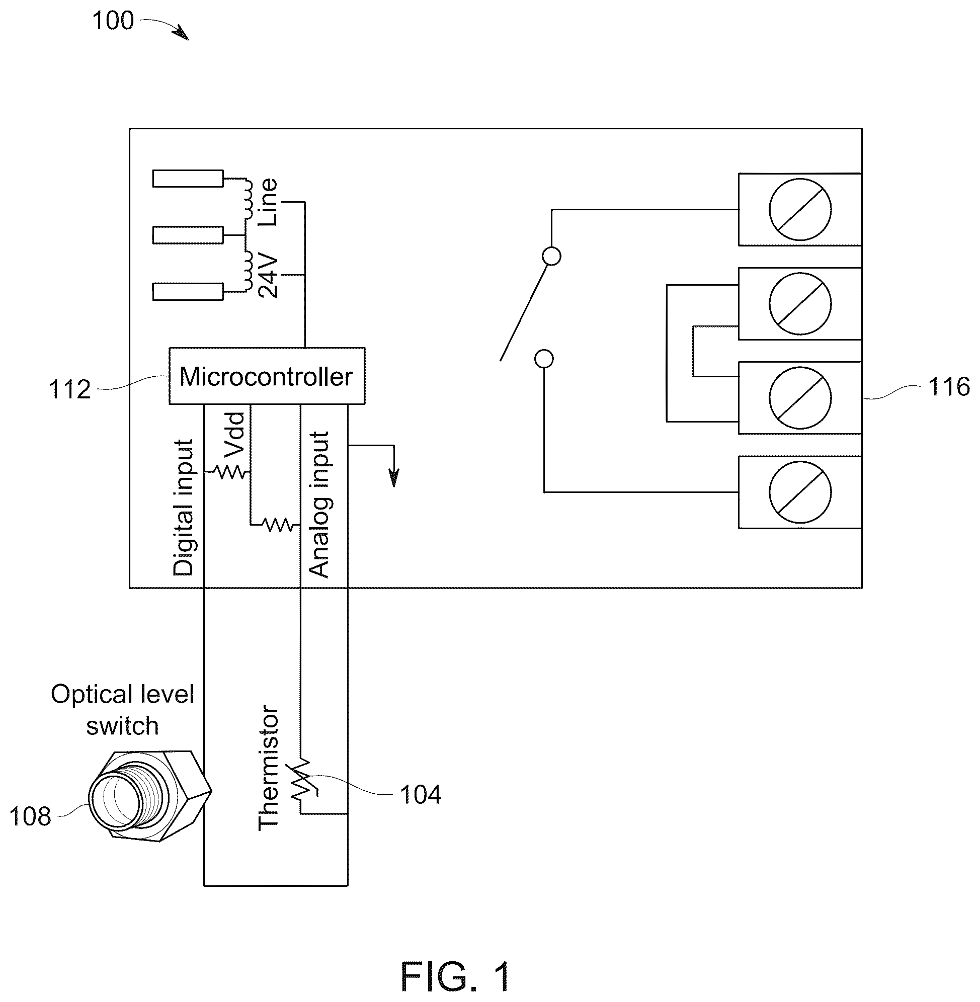 Patent US12422177 — Mitigating compressor liquid migration and/or floodback using suction temperature sensor and/or liquid level sensor — Figure 1