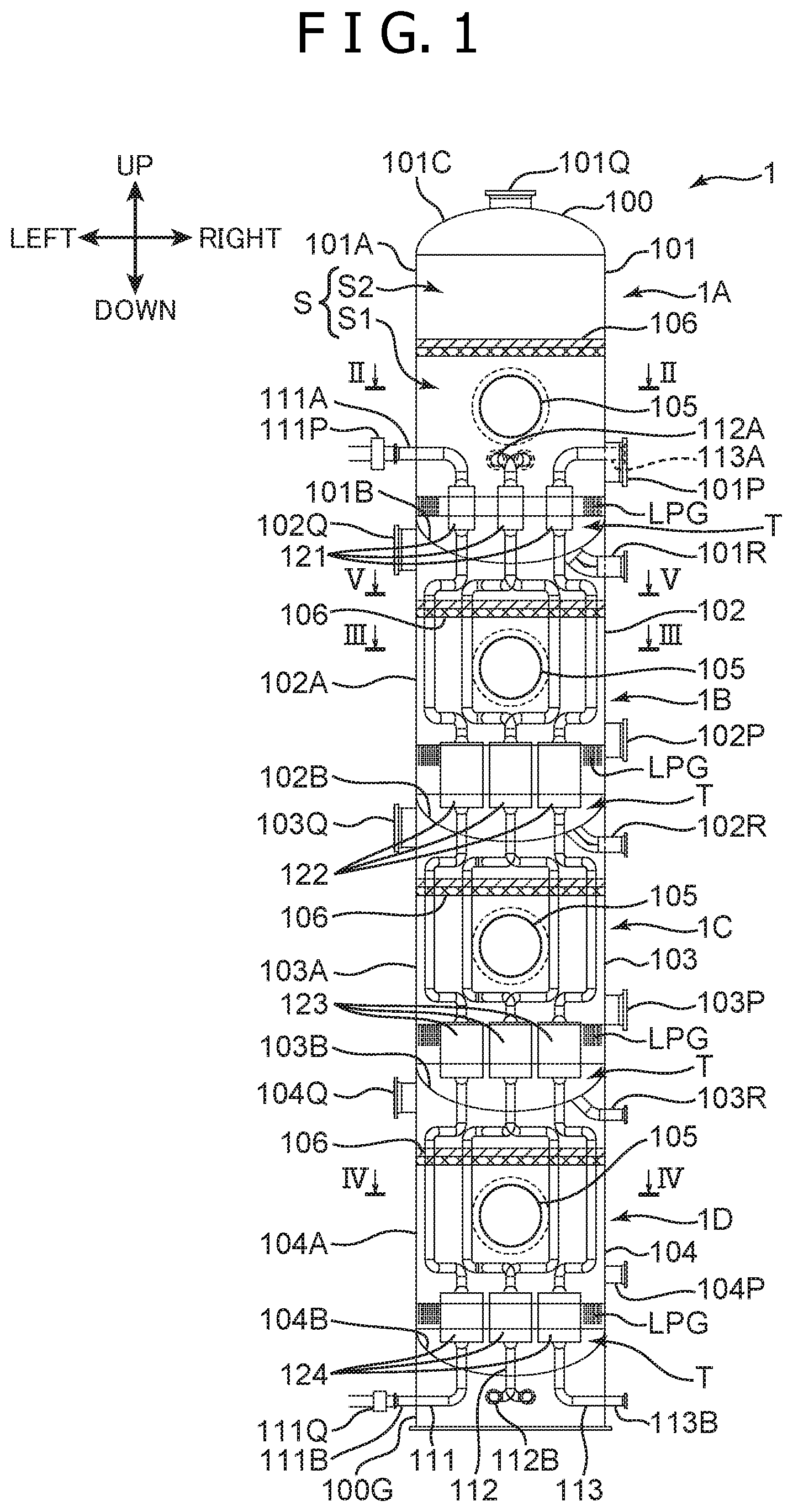 Patent US12422186 — Cooling device — Figure 1