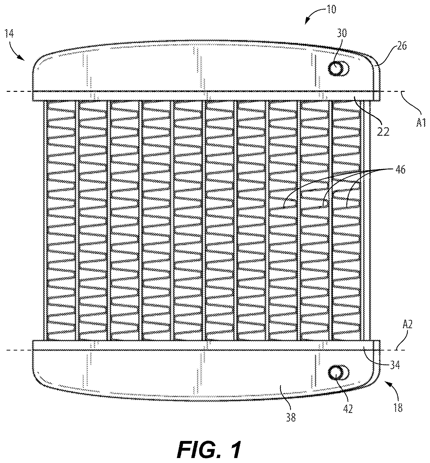 Patent US12422197 — Method of making a heat exchanger — Figure 1