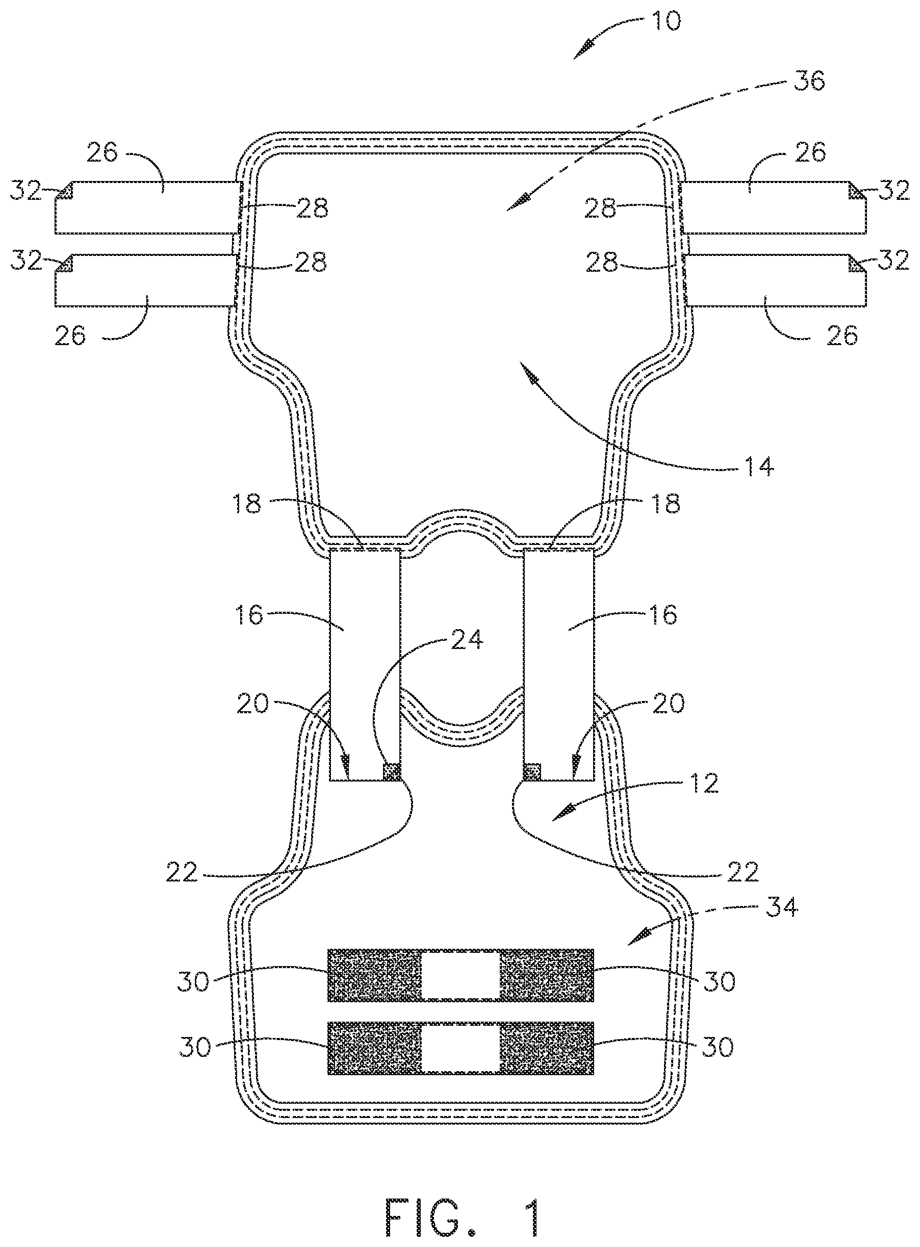 Patent US12422226 — Ballistic resistant panel edge enhanced integrity — Figure 1