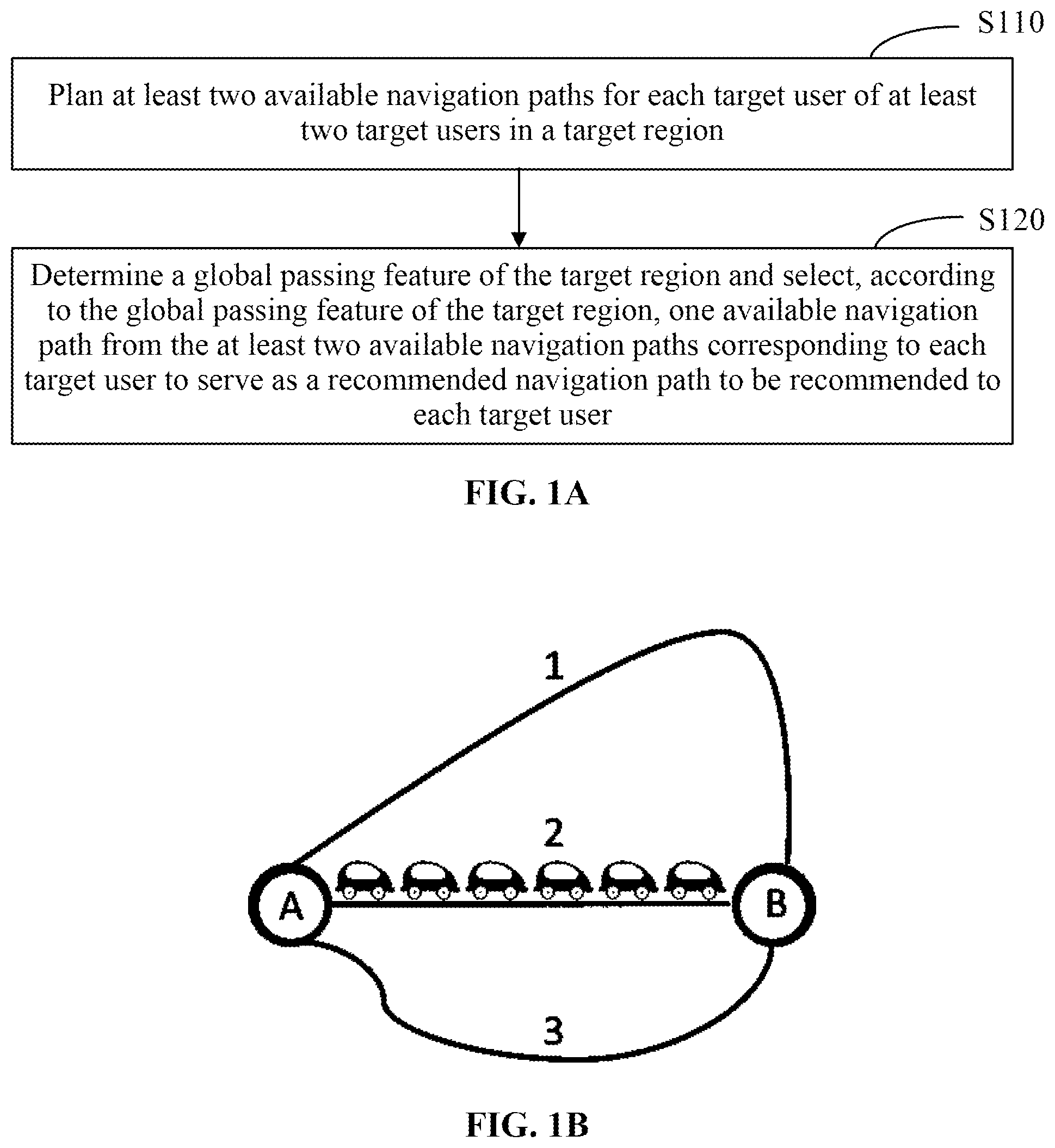 Patent US12422262 Figure 1 – Navigation path planning method and apparatus, device, and storage medium