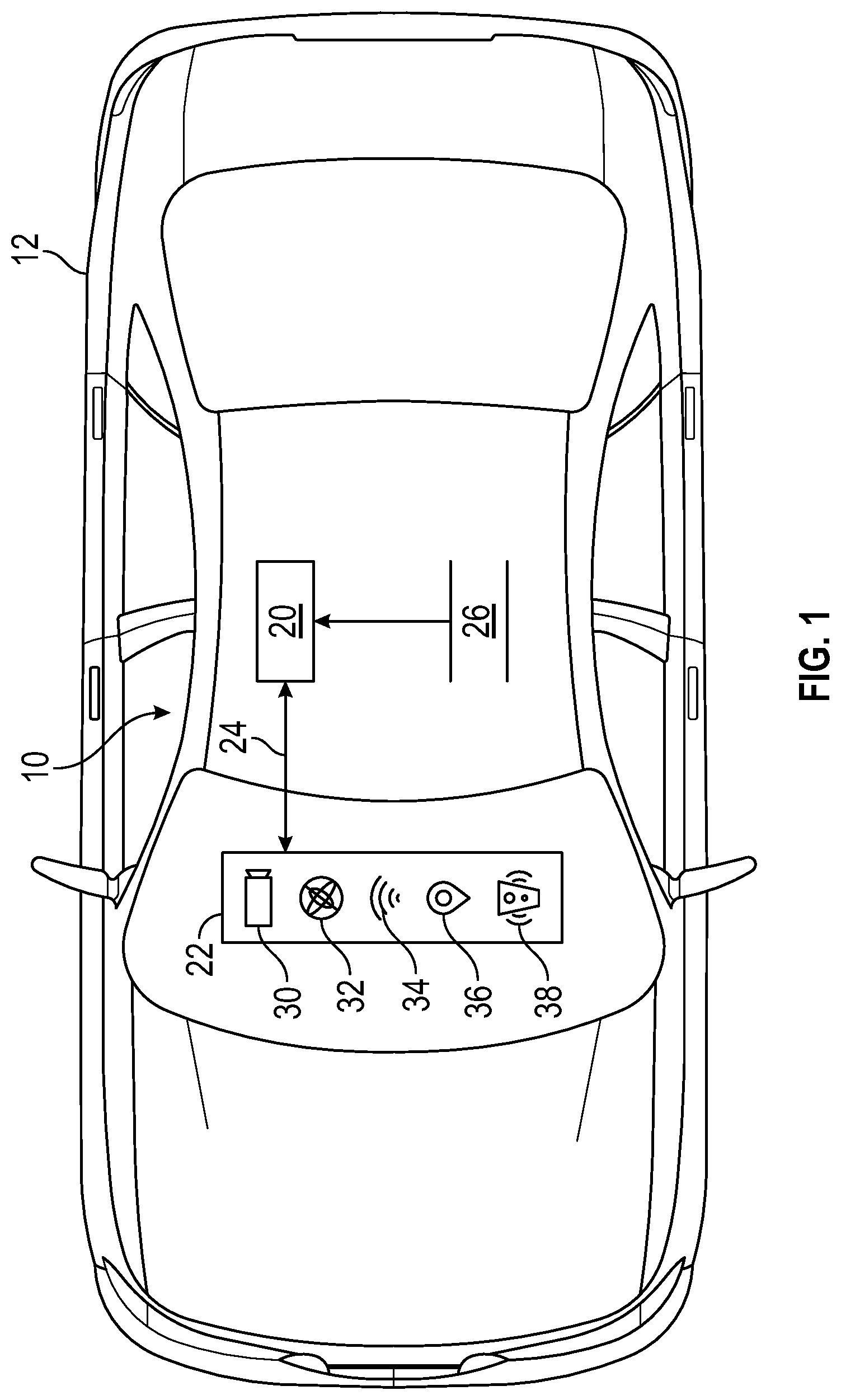 Patent US12422275 — Perception and map edge association system for accommodating inconsistent perception and map data — Figure 1