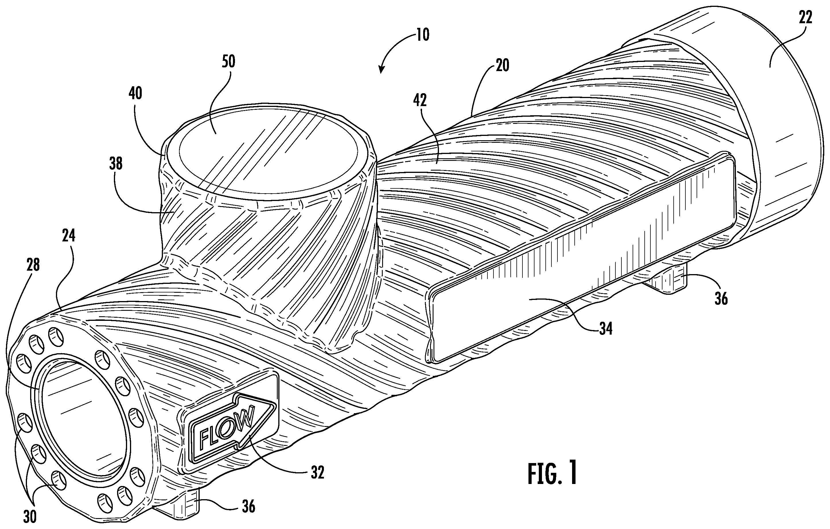Patent US12422286 — Flow meter — Figure 1