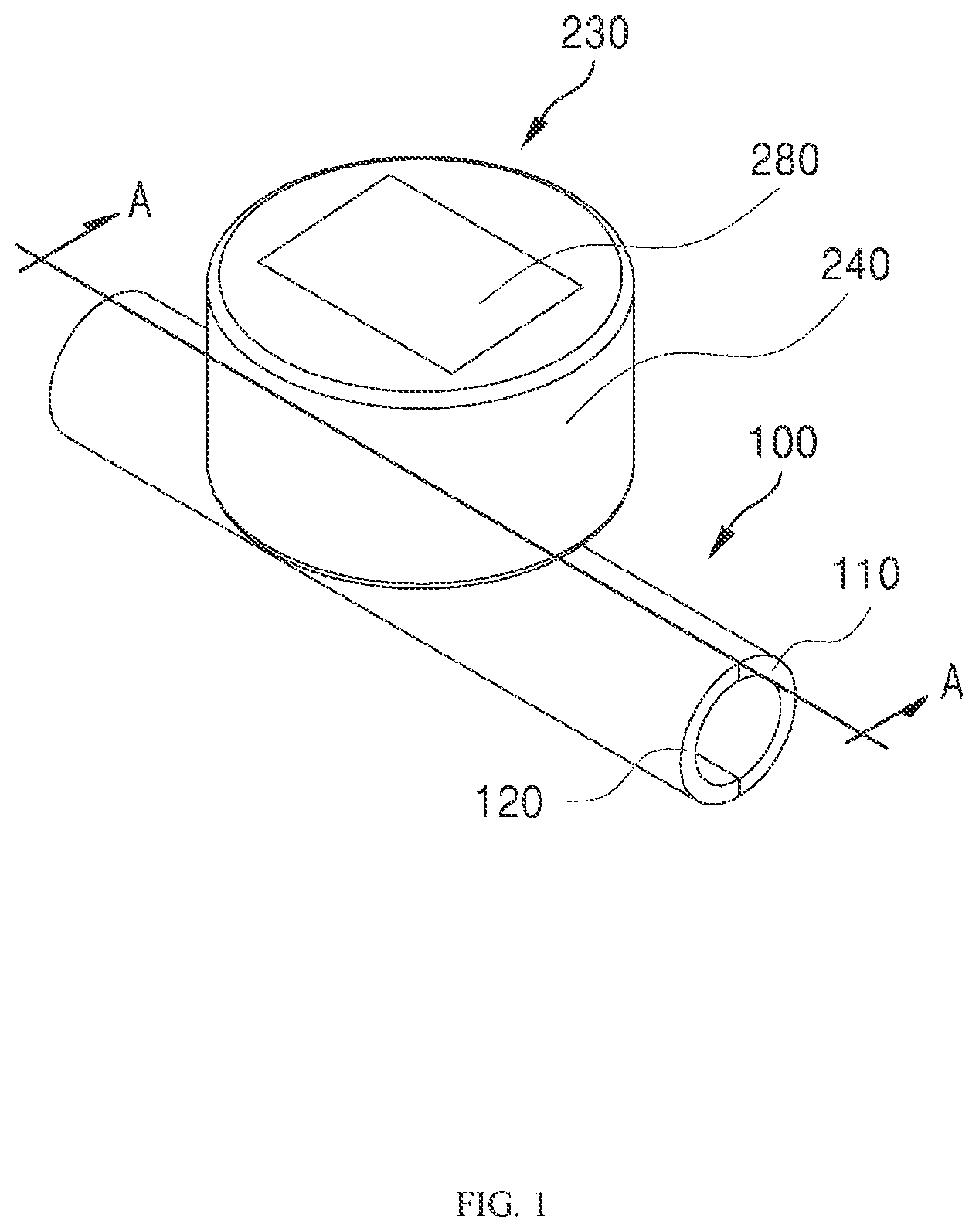 Patent US12422288 — Ultrasonic flow meter — Figure 1
