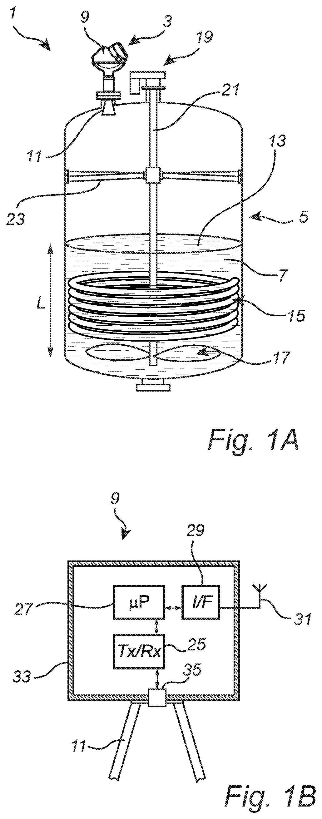 Patent US12422298 — Radar level gauge system and method with improved filling level determination — Figure 1