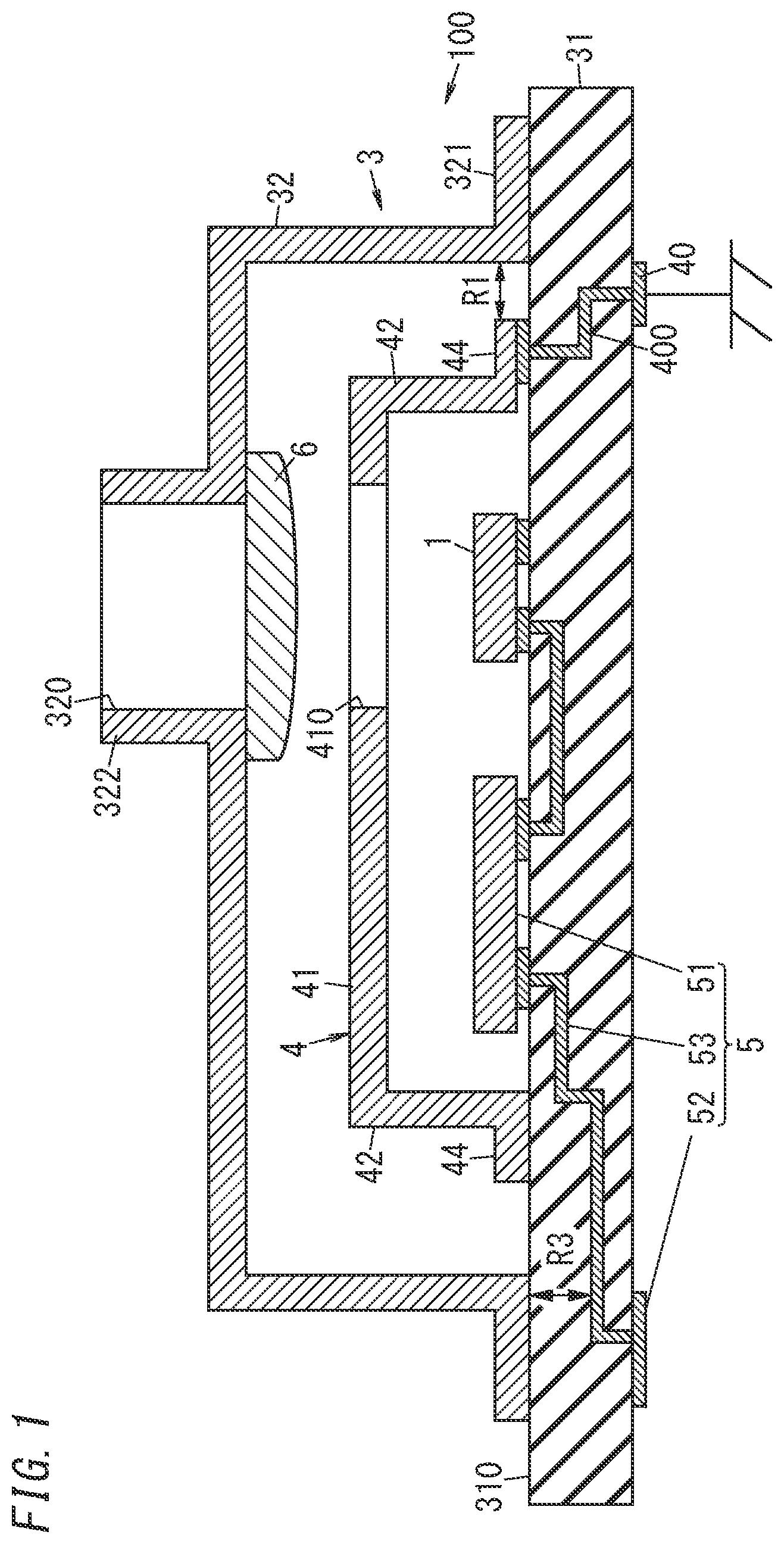 Patent US12422304 — Infrared sensor — Figure 1