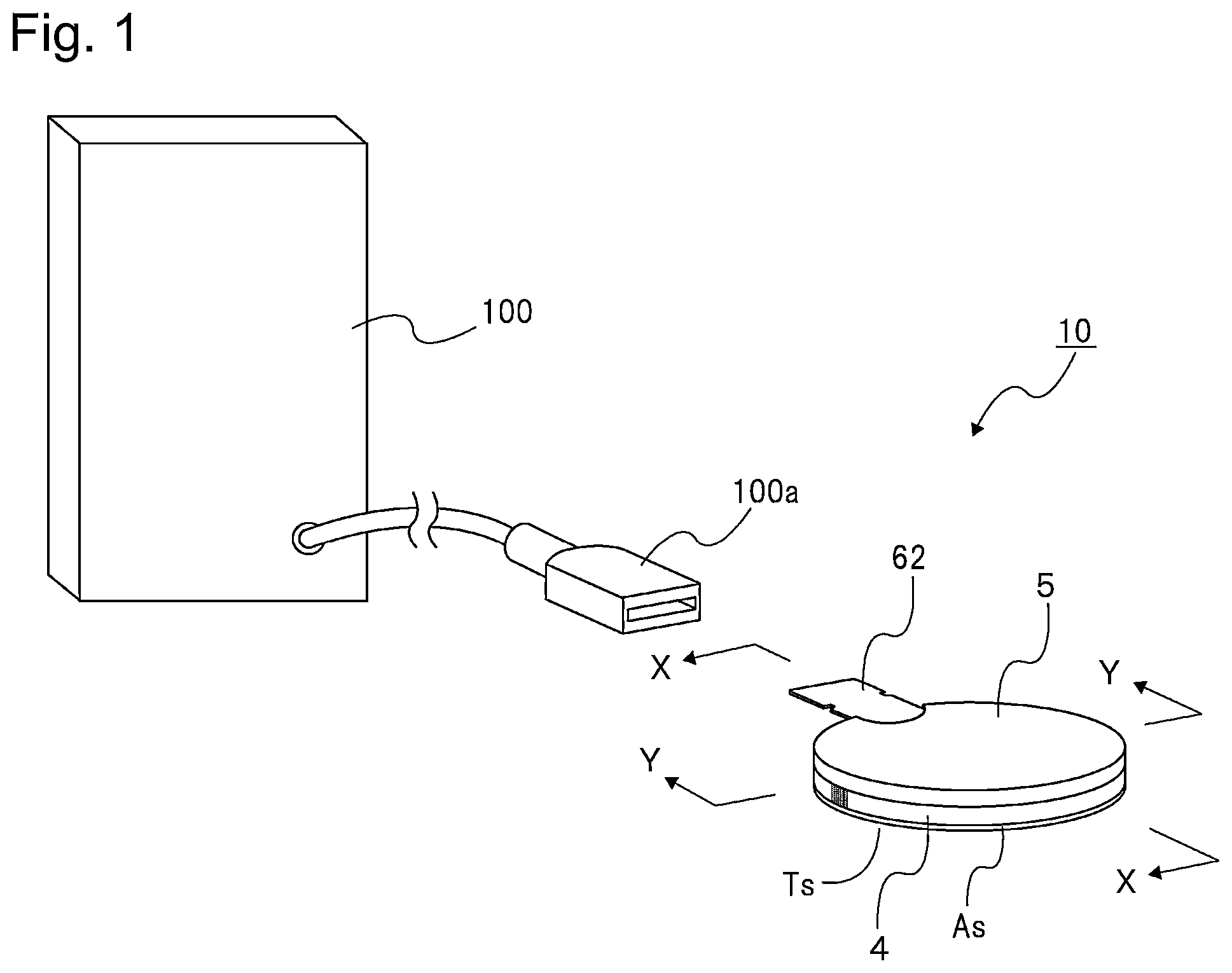 Patent US12422308 — Deep temperature measuring device and deep temperature measuring method — Figure 1