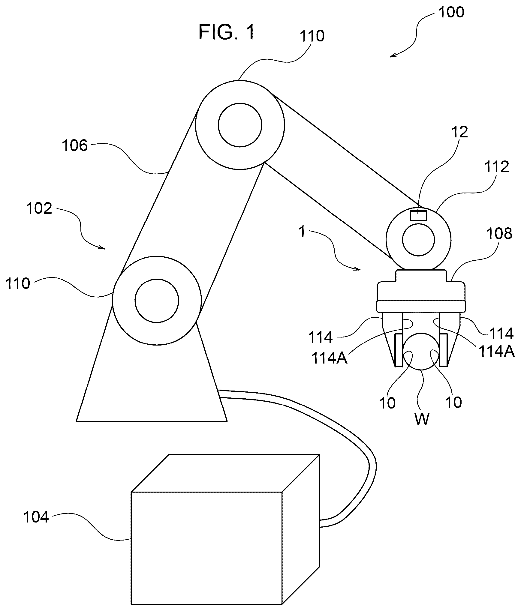 Patent US12422319 — Tactile sensing system — Figure 1
