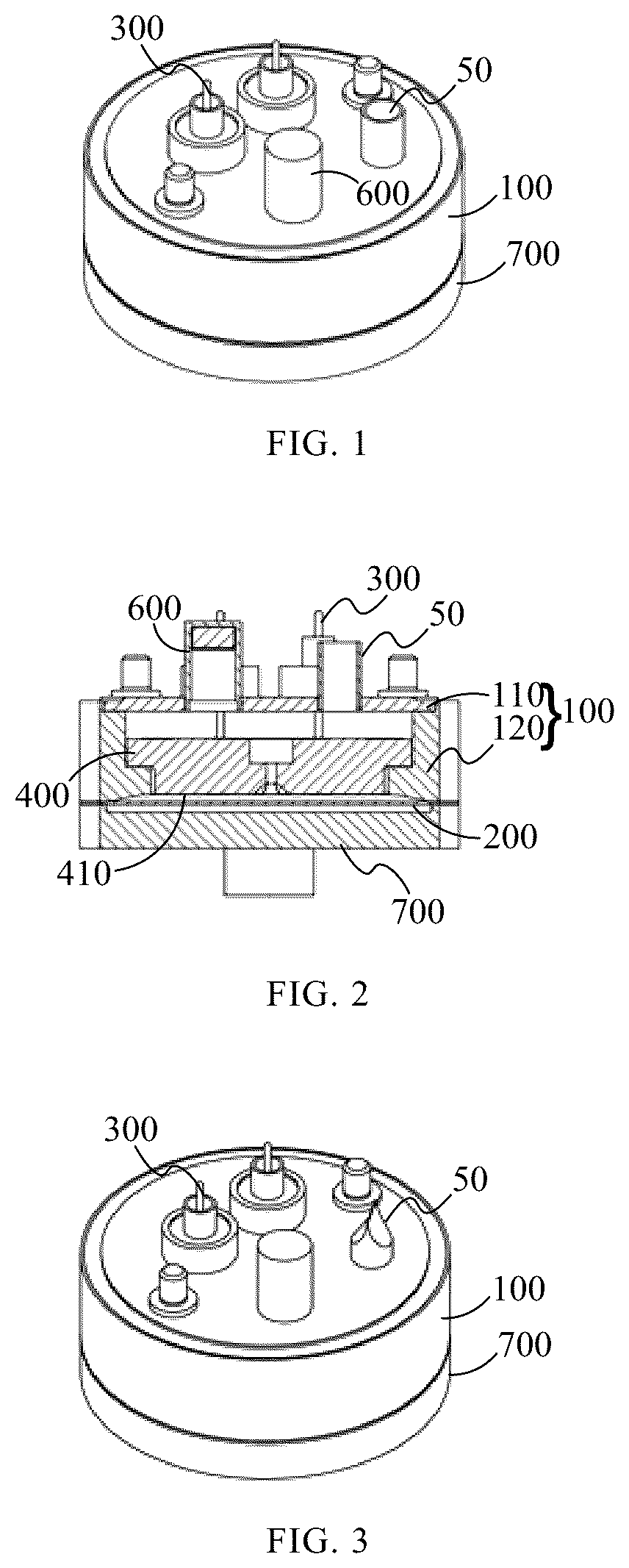 Patent US12422321 — Pressure sensor with manufacturing efficiency and structure stability — Figure 1