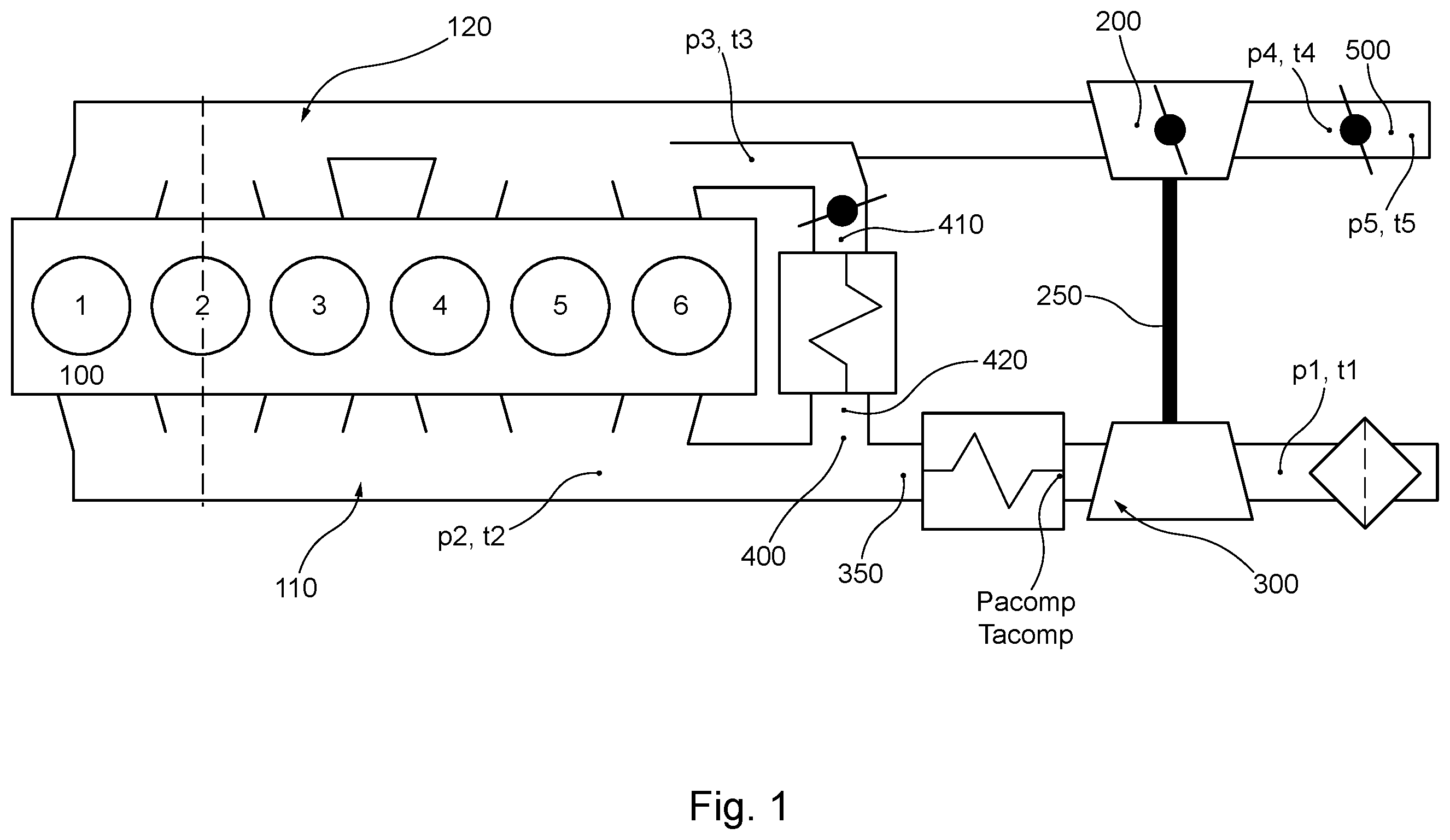 Patent US12422338 Figure 1 – Engine pre turbine pressure monitoring system