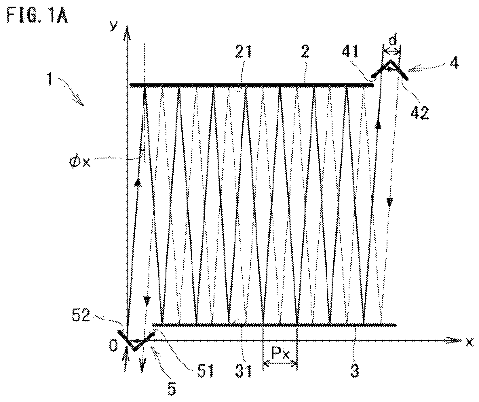 Patent US12422350 — Multiple-reflection apparatus and multiple-reflection cell — Figure 1
