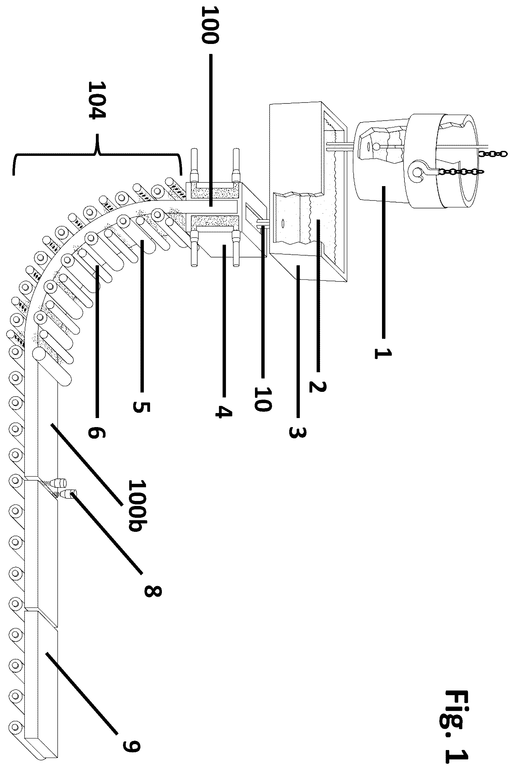 Patent US12422382 — Method and device for the contactless determination of at least one property of an at least partially melted endless strand — Figure 1