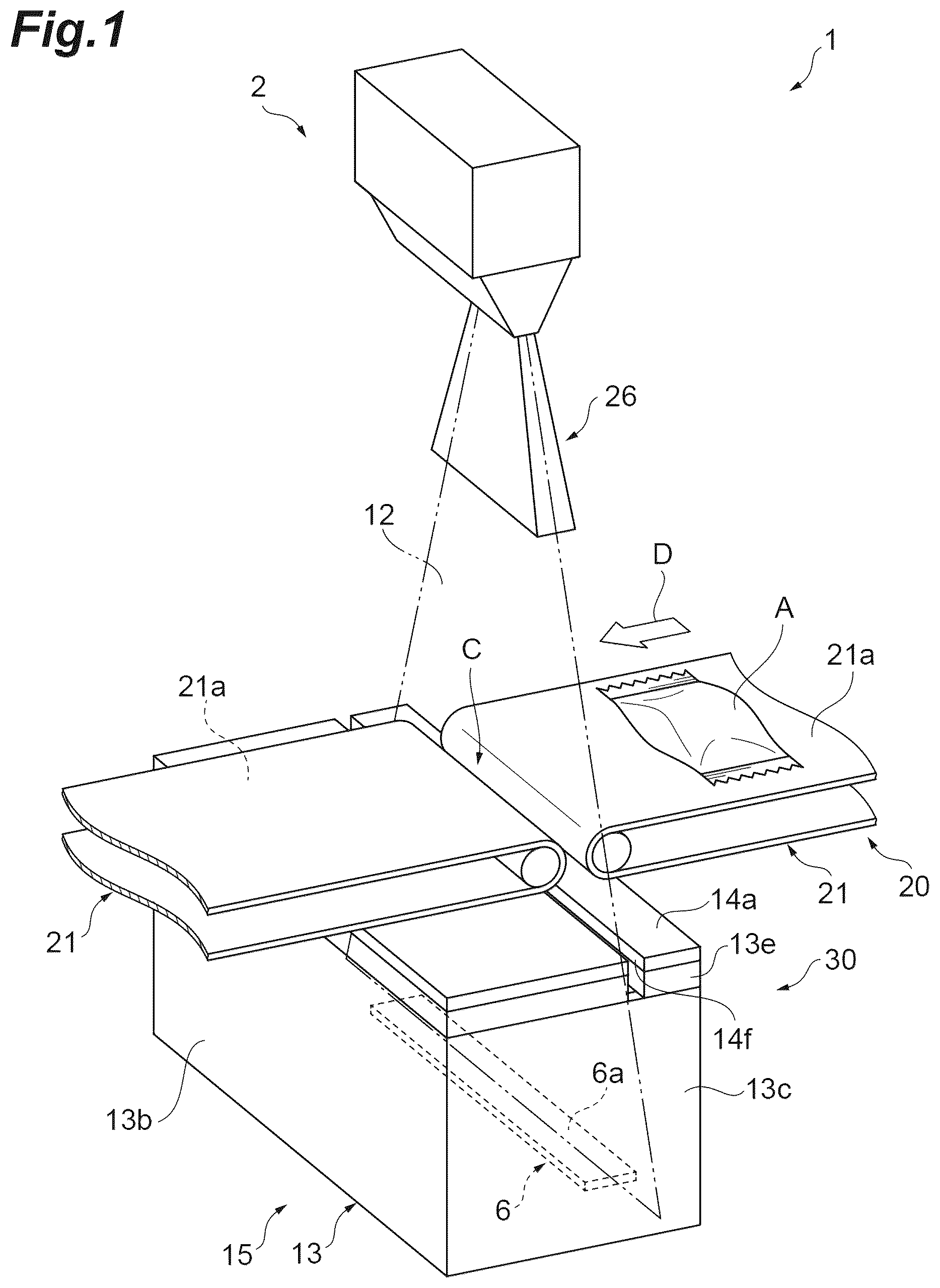 Patent US12422383 — Imaging unit, radiological image acquisition system, and radiological image acquisition method — Figure 1