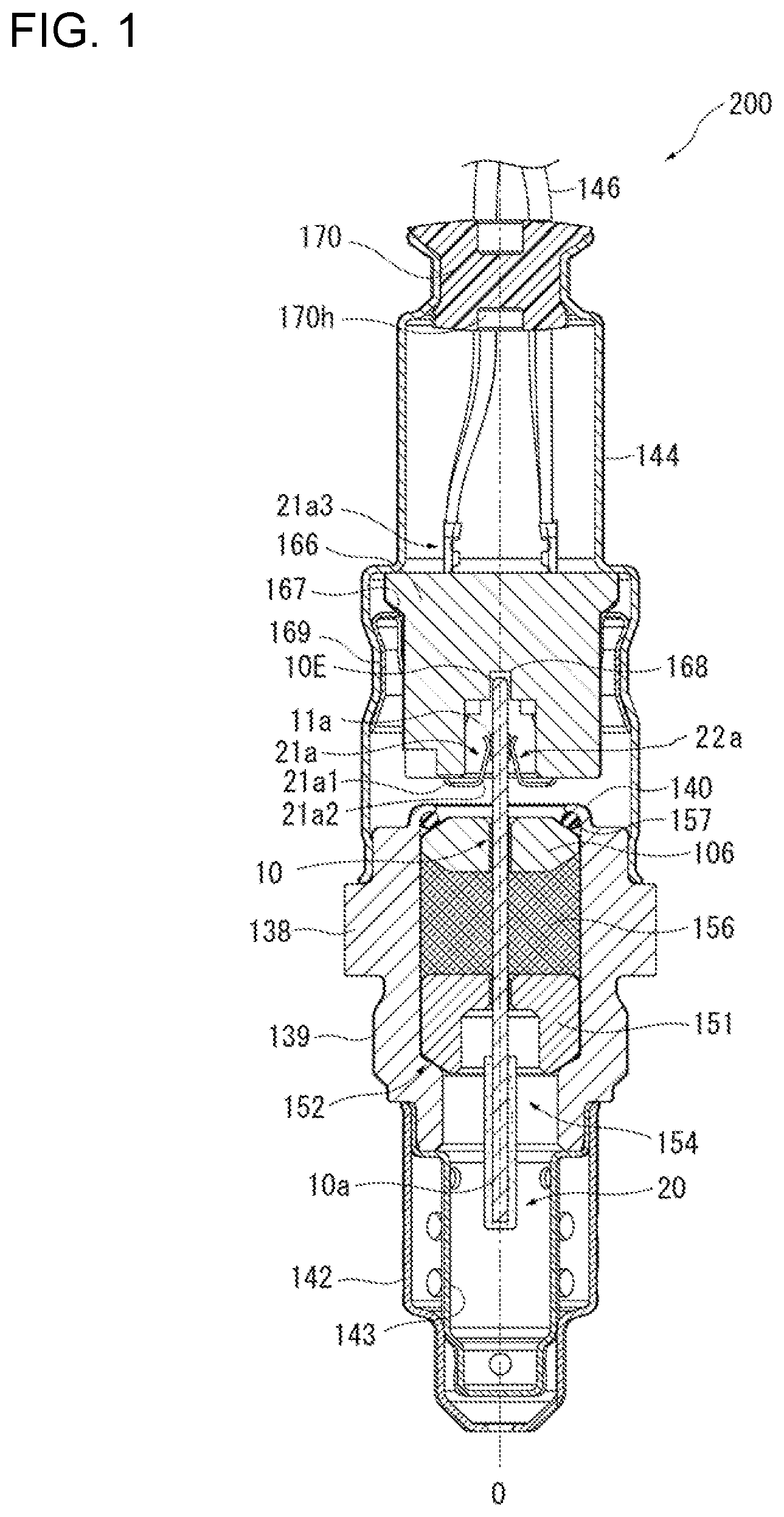 Patent US12422398 — Gas sensor — Figure 1