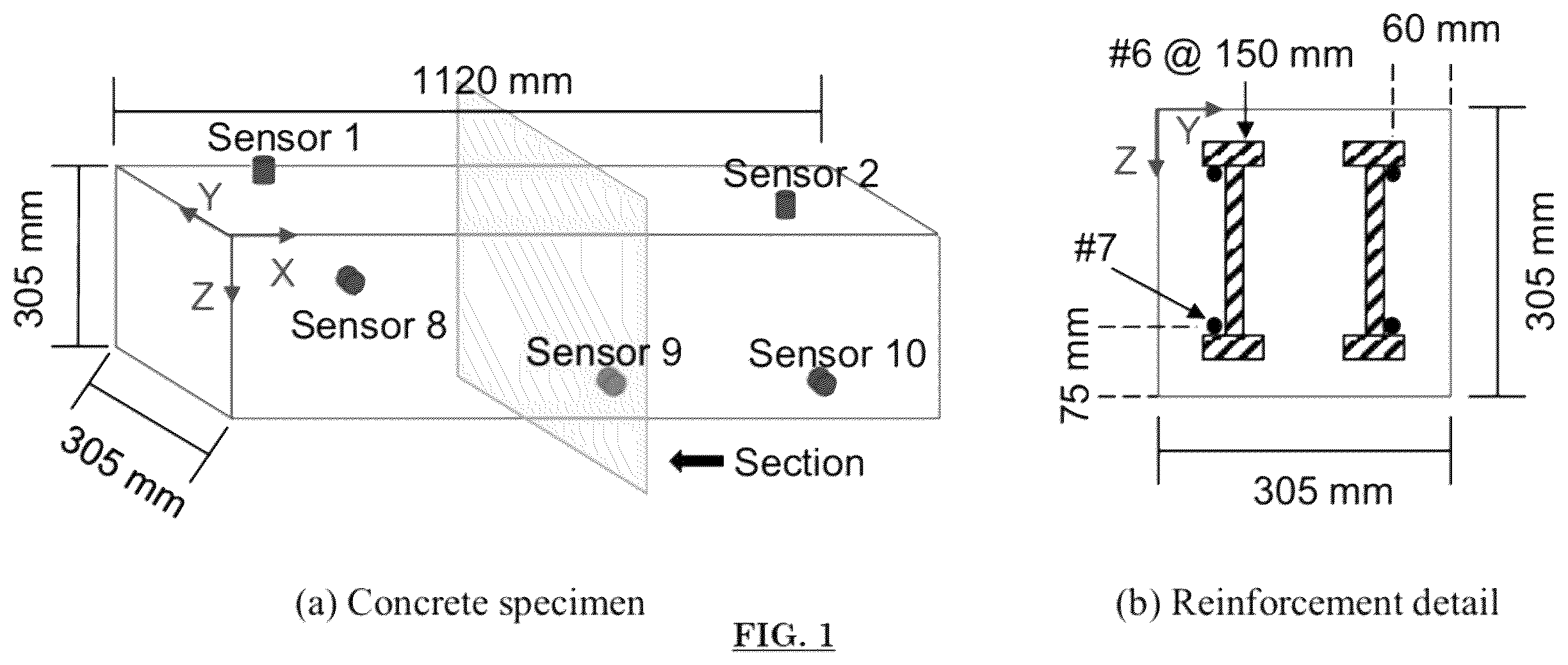 Patent US12422407 — Short-term AE monitoring to identifying ASR progression in concrete structures — Figure 1