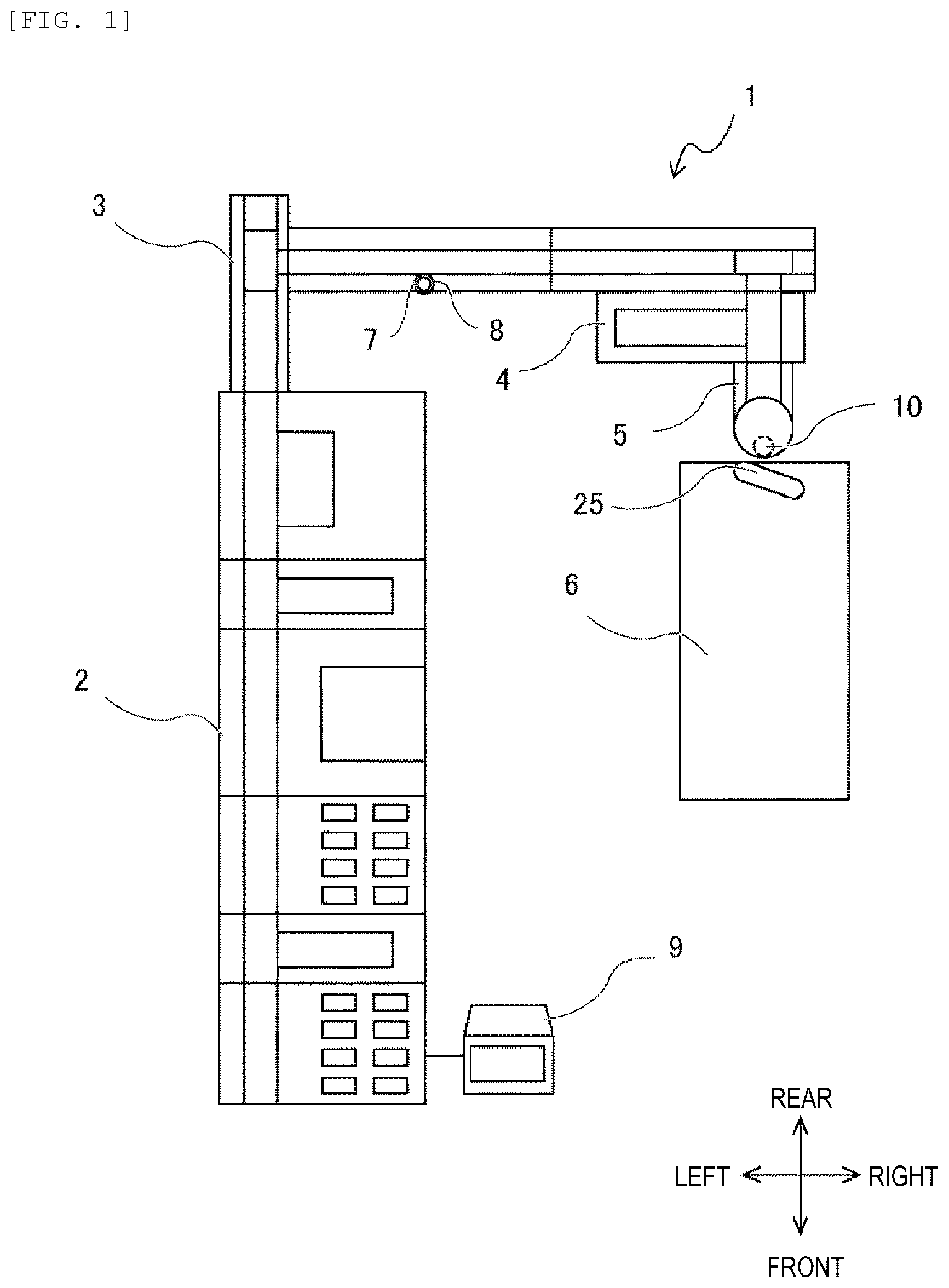 Patent US12422447 — Connection device and automated system for inspecting specimen — Figure 1