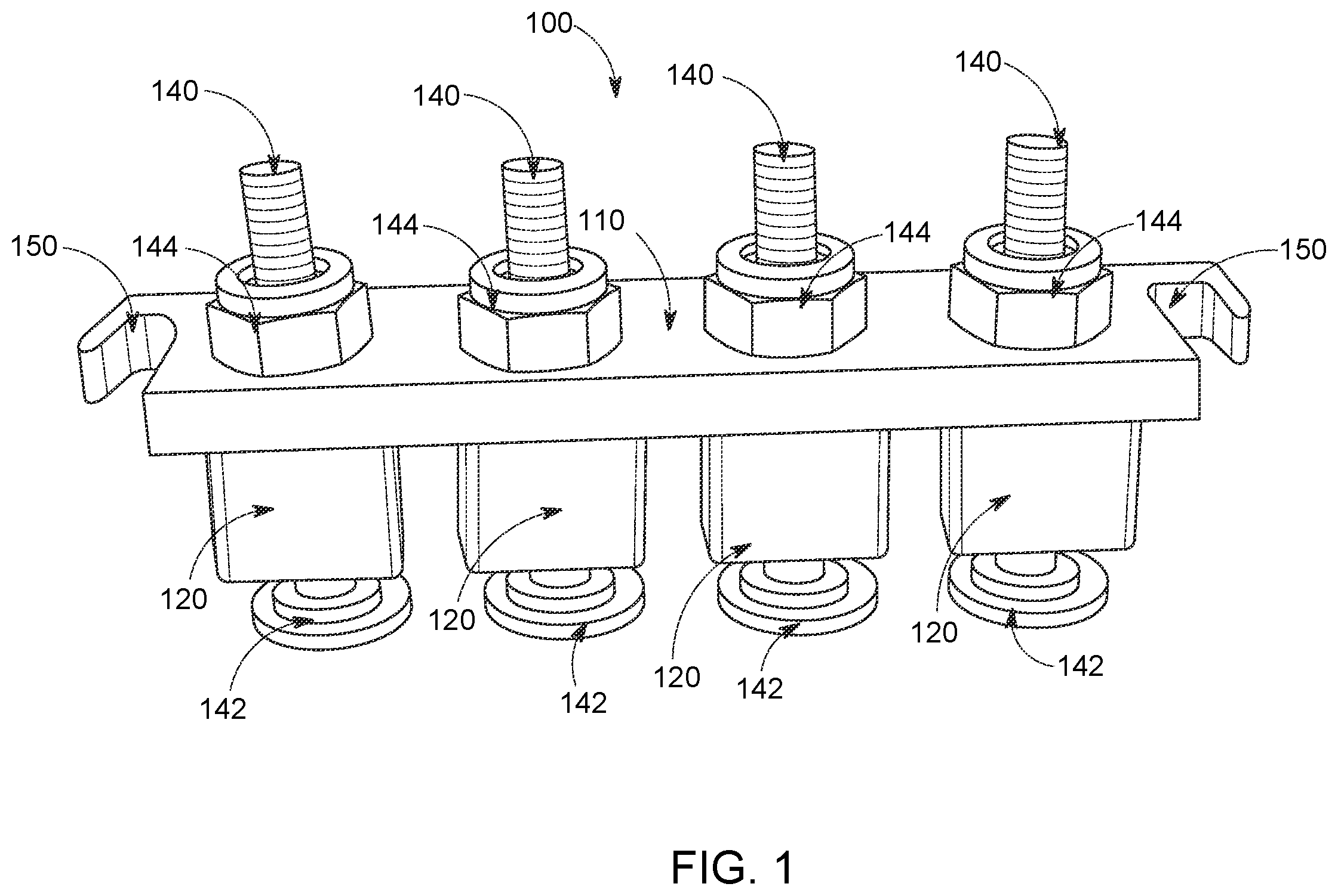 Patent US12422454 — Terminal block test adapter — Figure 1